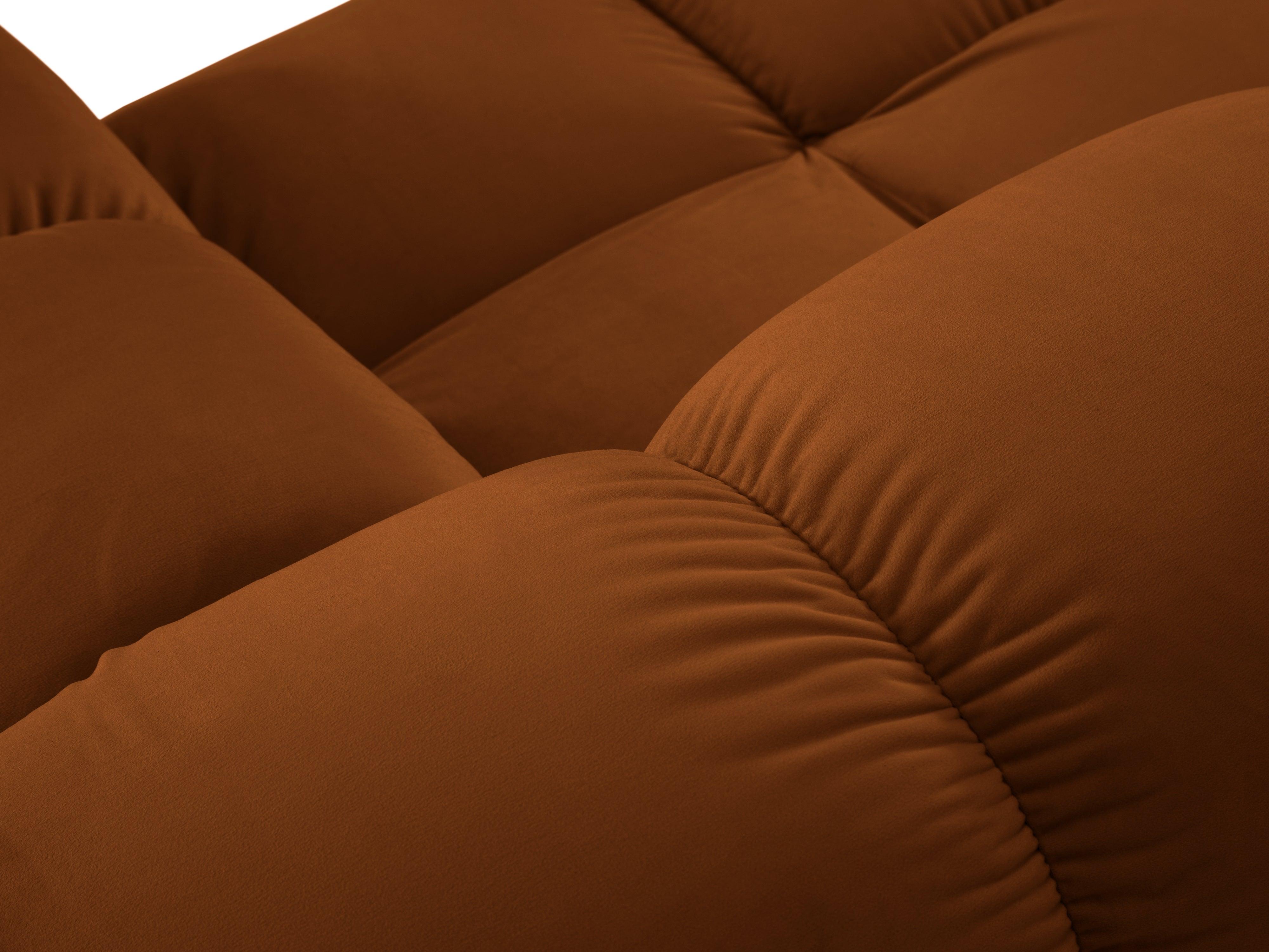 Sofa modułowa aksamitna lewostronna 4-osobowa TROPEA terracotta Milo Casa Eye on Design