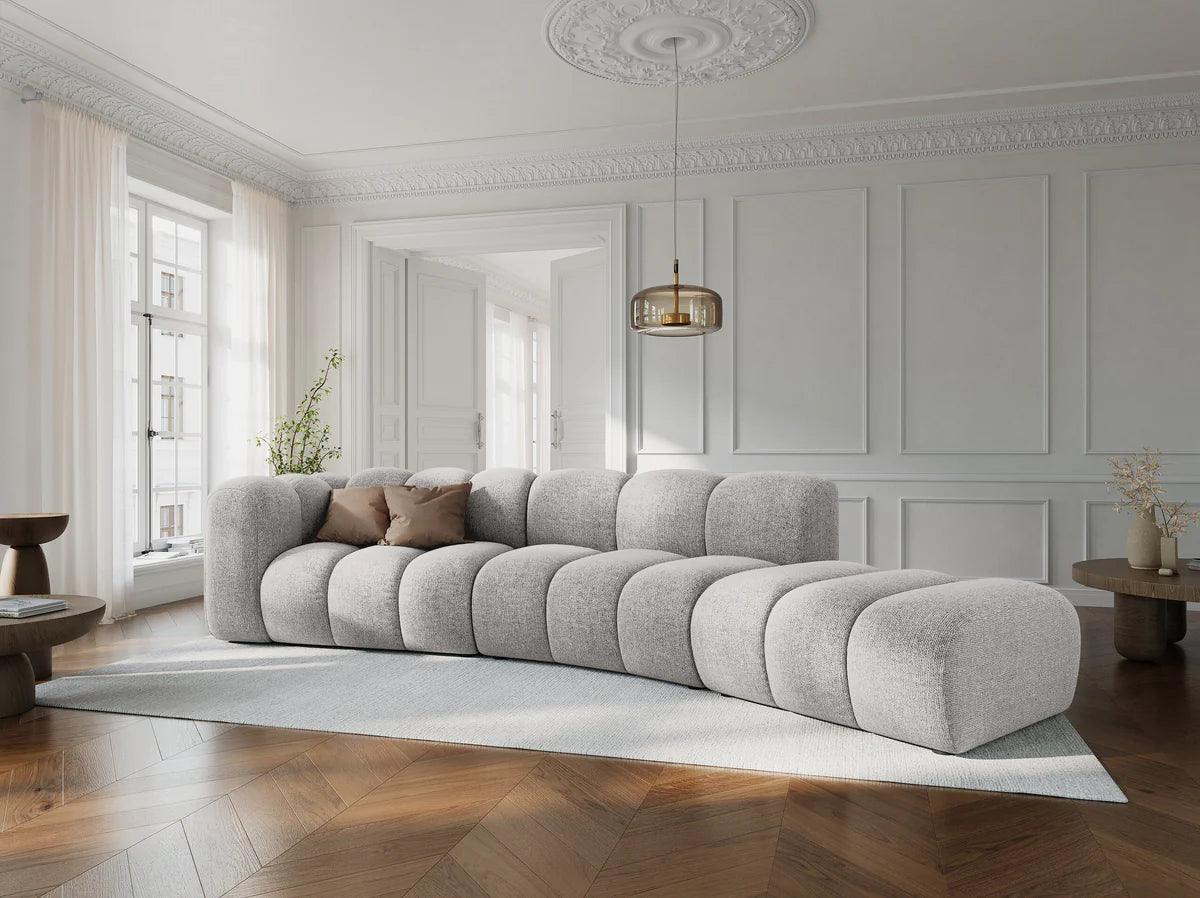 Sofa modułowa aksamitna prawostronna SKYLER ceglany - element końcowy Interieurs 86 Eye on Design