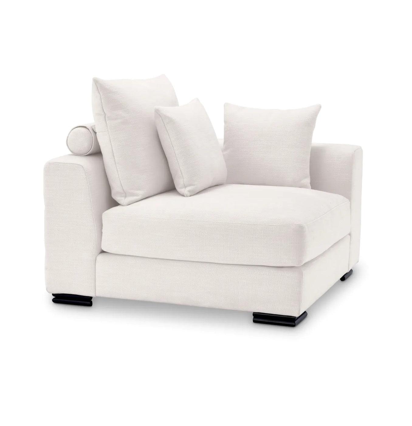 Sofa modułowa CLIFFORD - element narożny jasnobeżowy Eichholtz Eye on Design