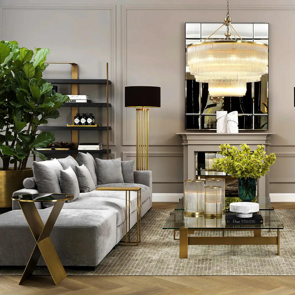 Sofa modułowa CLIFFORD - element narożny szary Eichholtz Eye on Design