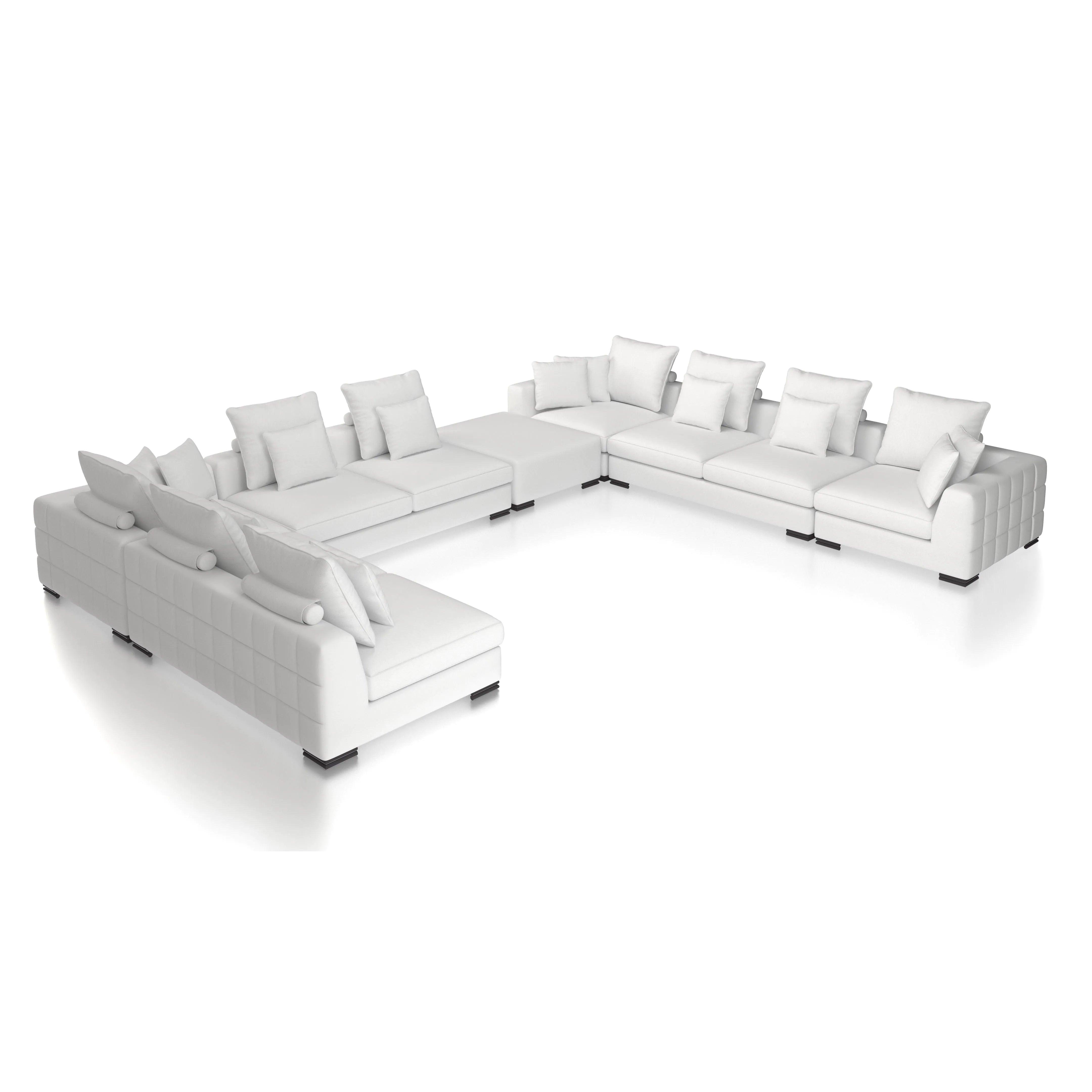 Sofa modułowa CLIFFORD - element środkowy 2-osobowy jasnobeżowy Eichholtz Eye on Design