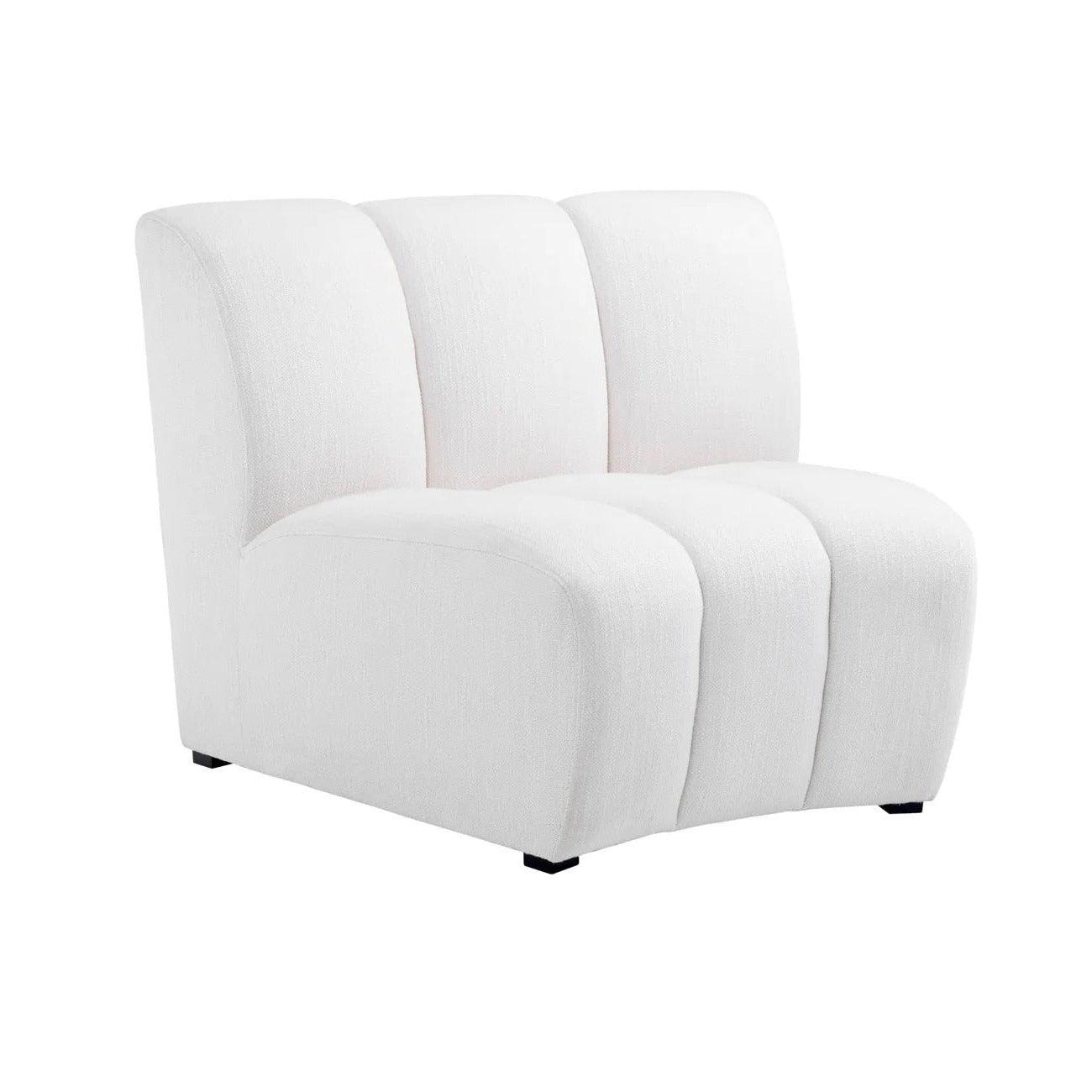 Sofa modułowa LANDO - element środkowy biały Eichholtz Eye on Design