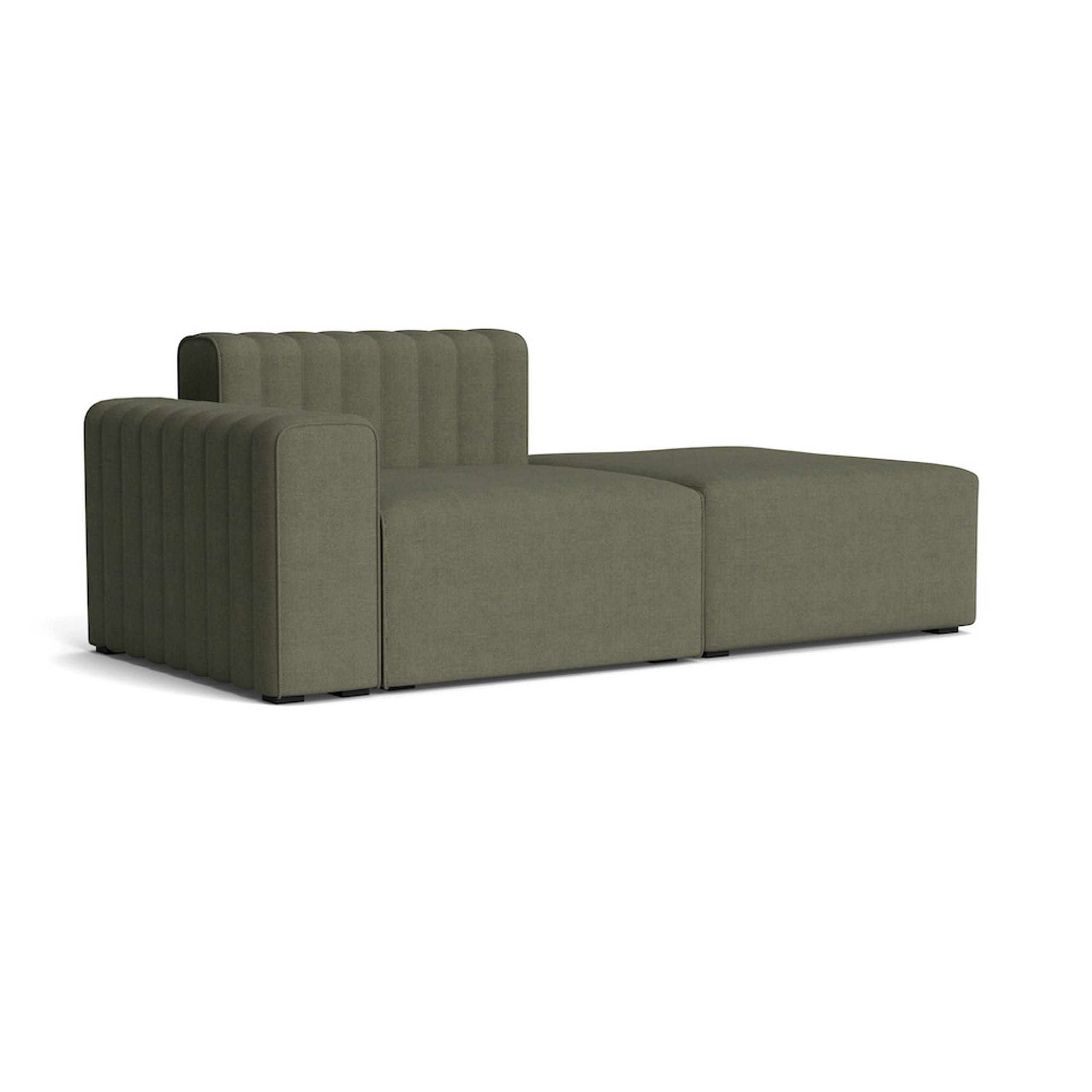 Sofa modułowa lewostronna RIFF ciemnozielony NORR11 Eye on Design