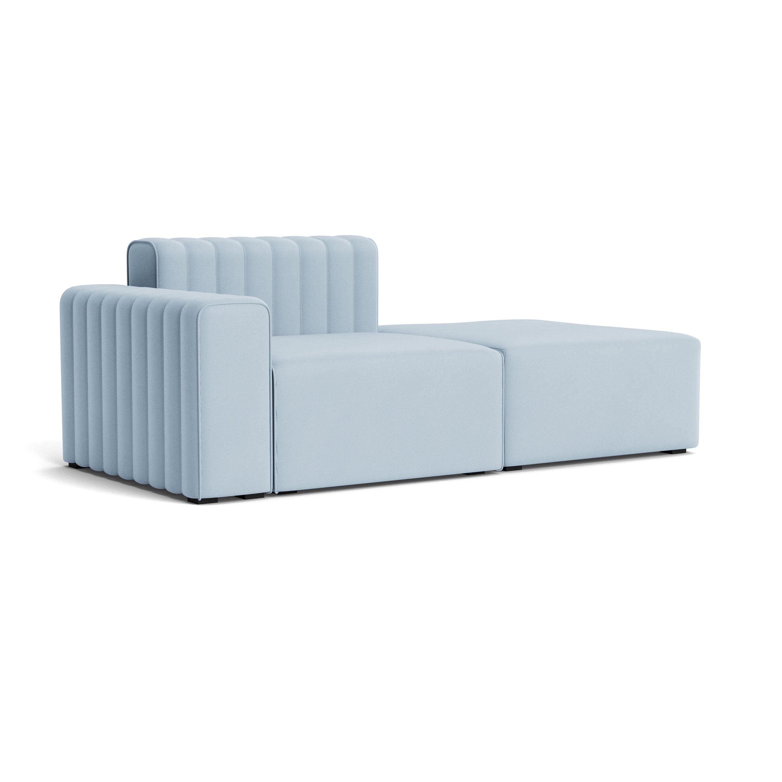 Sofa modułowa lewostronna RIFF niebieski NORR11 Eye on Design