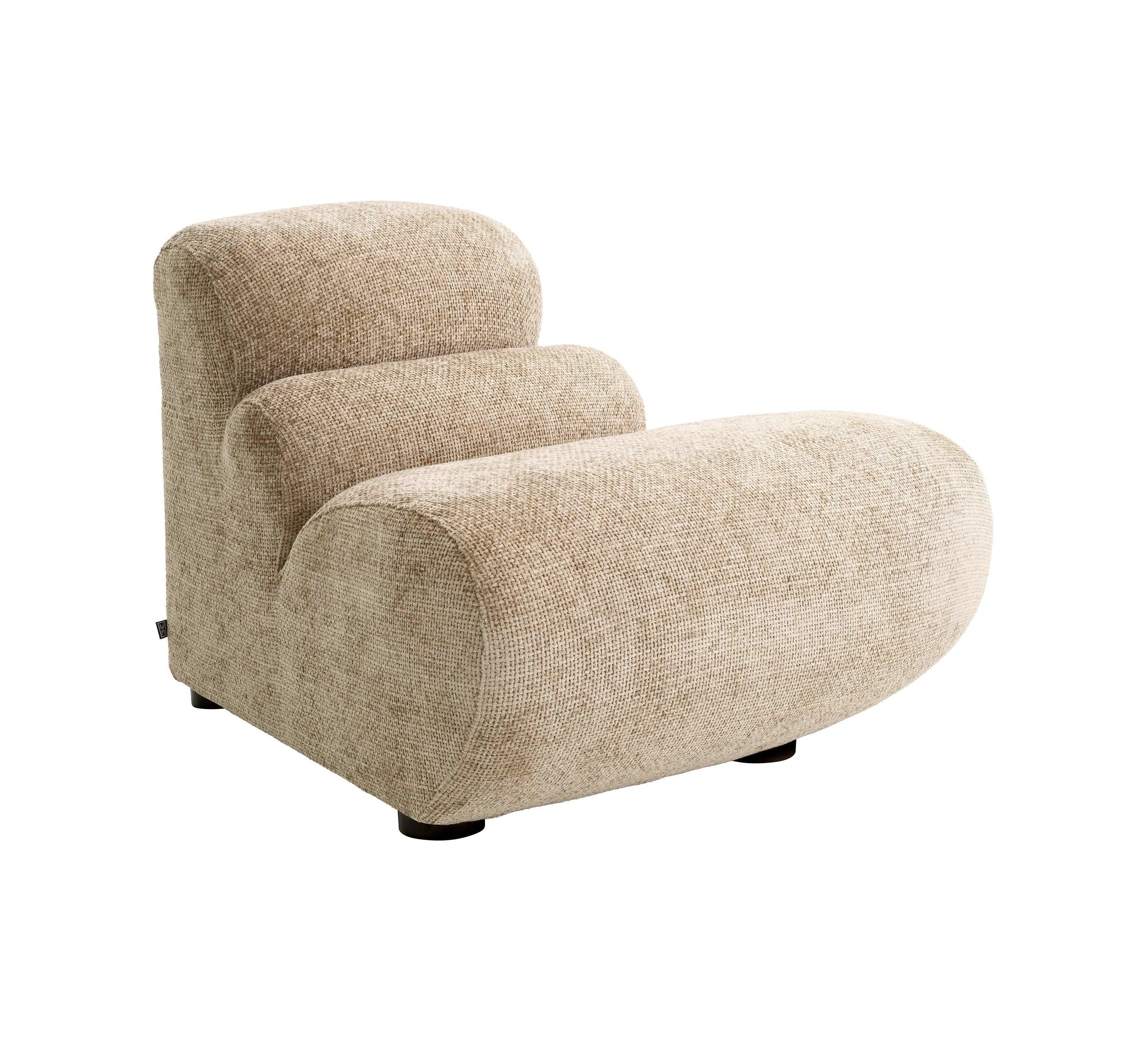 Sofa modułowa LINDAU - narożnik zewnętrzny piaskowy Eichholtz Eye on Design