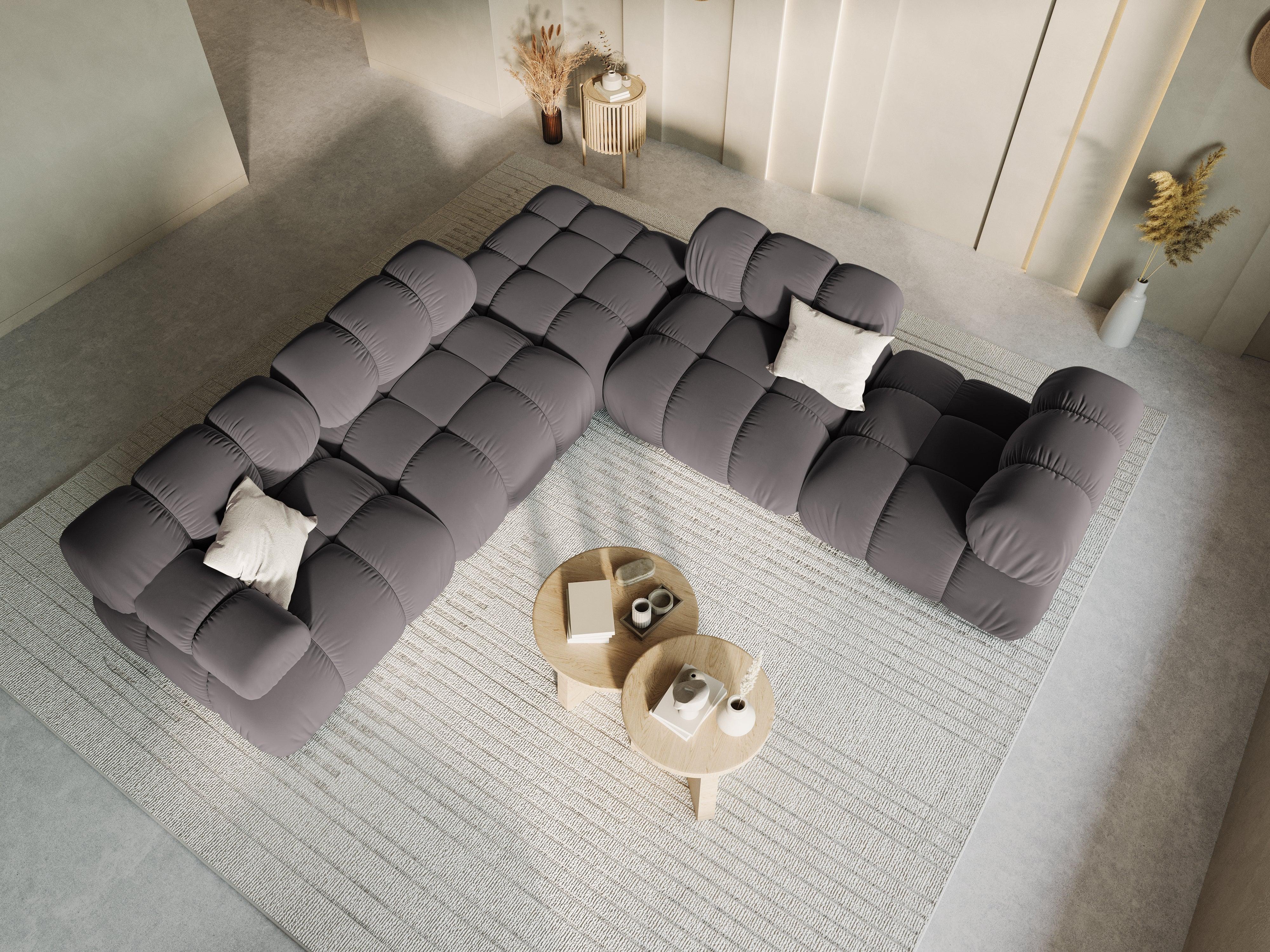 Sofa modułowa TROPEA - moduł lewostronny ciemnoszary Milo Casa Eye on Design