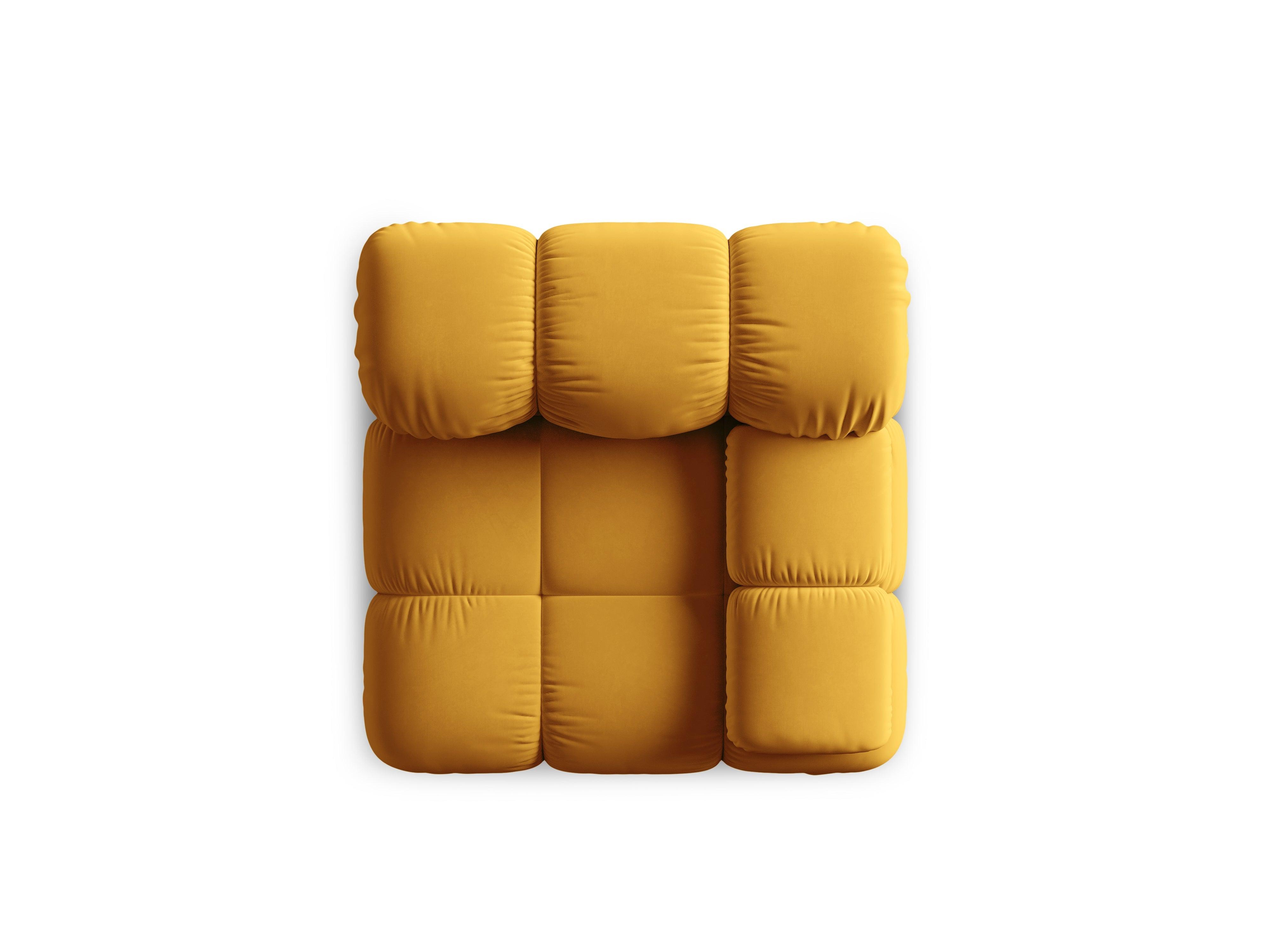 Sofa modułowa TROPEA - moduł prawostronny musztardowy Milo Casa Eye on Design