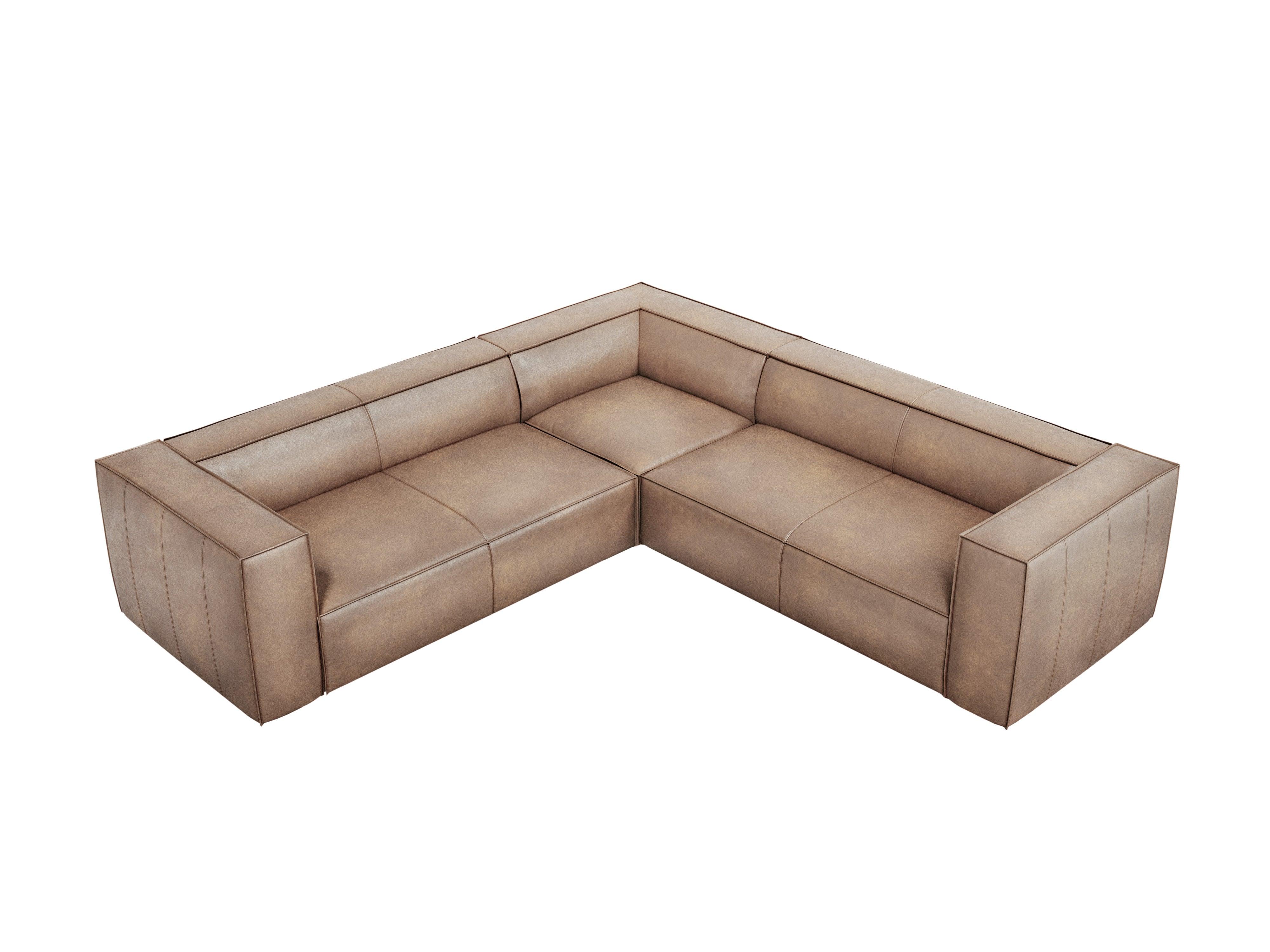 Sofa narożna skórzana MADAME beżowy Windsor & Co Eye on Design