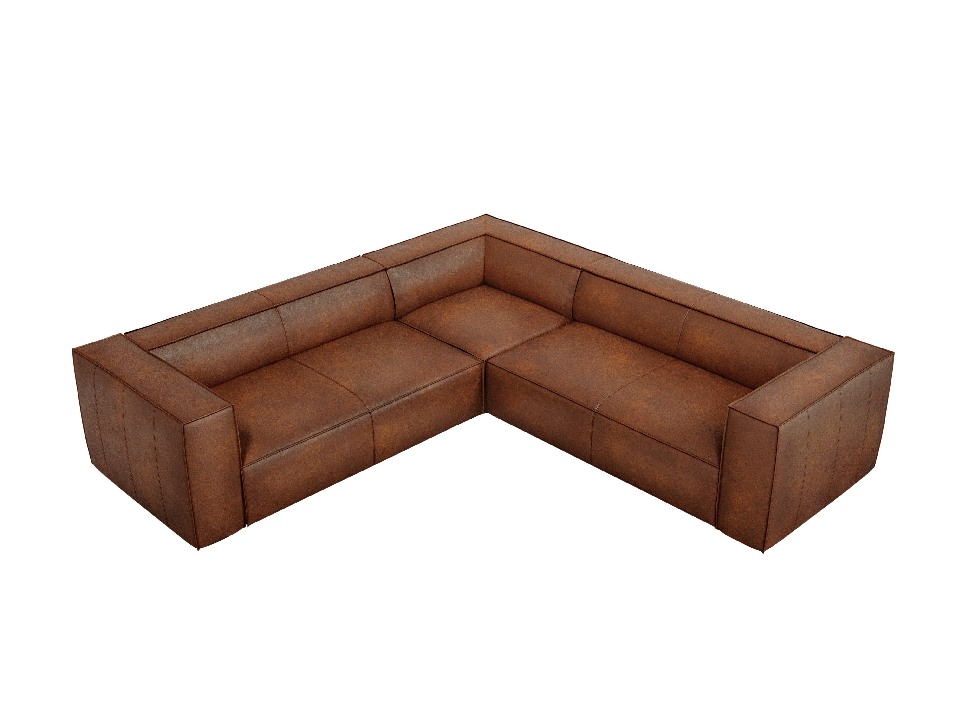 Sofa narożna skórzana MADAME brązowy Windsor & Co Eye on Design