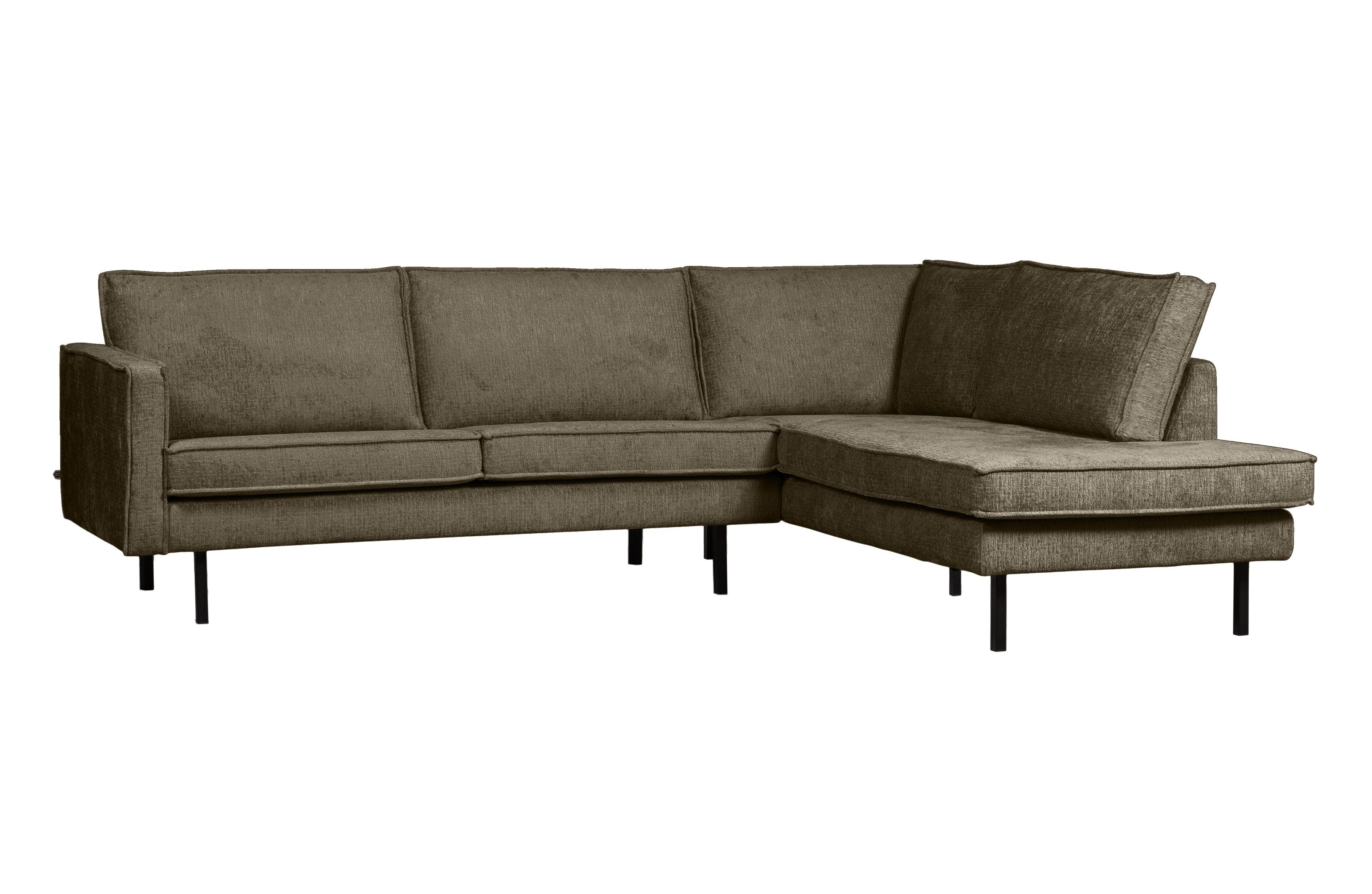 Sofa narożna welurowa lewostronna RODEO ciemnozielony Be Pure Eye on Design