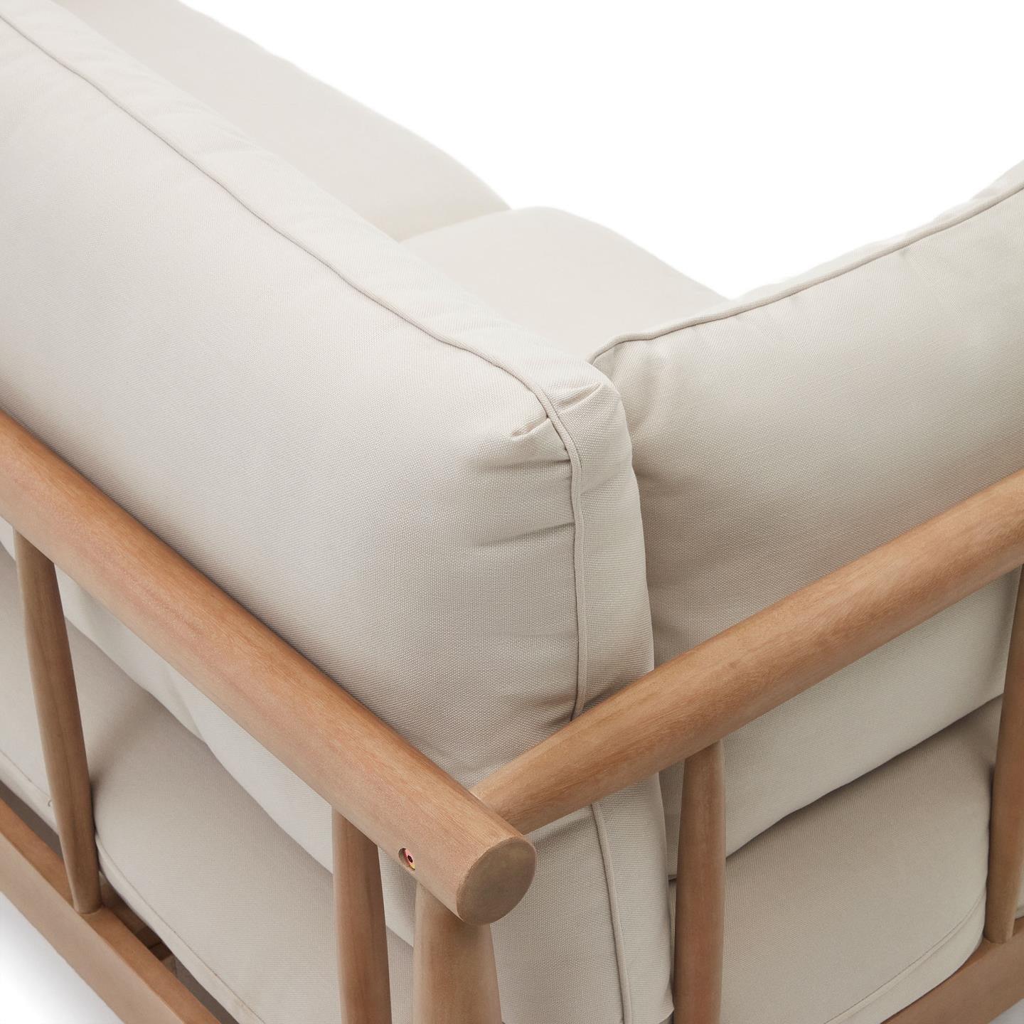 Sofa ogrodowa 2-osobowa SACOVA lite drewno eukaliptusowe La Forma Eye on Design