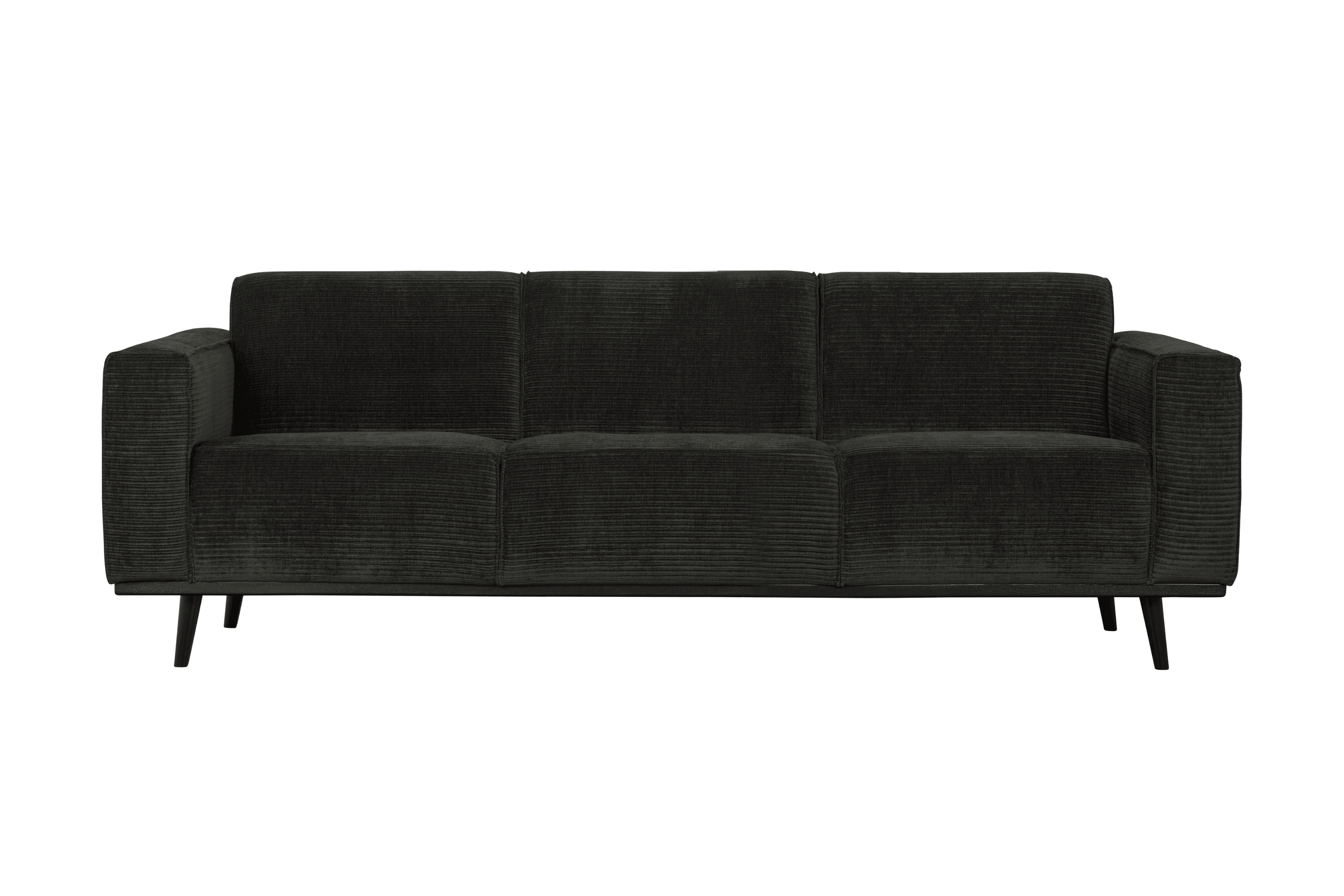 Sofa sztruksowa 3-osobowa STATEMENT grafitowy Be Pure Eye on Design