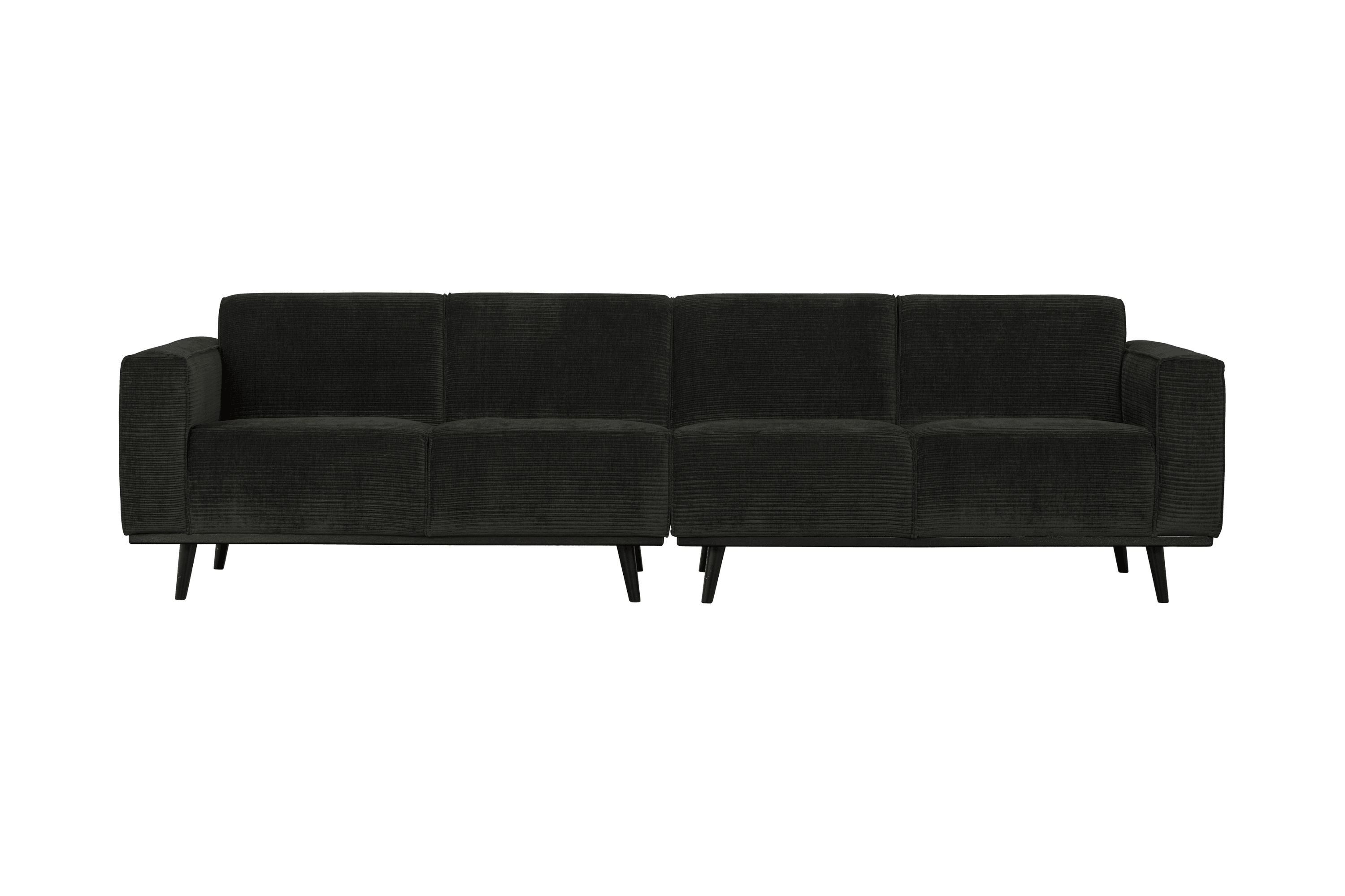 Sofa sztruksowa 4-osobowa STATEMENT grafitowy Be Pure 280 cm Eye on Design