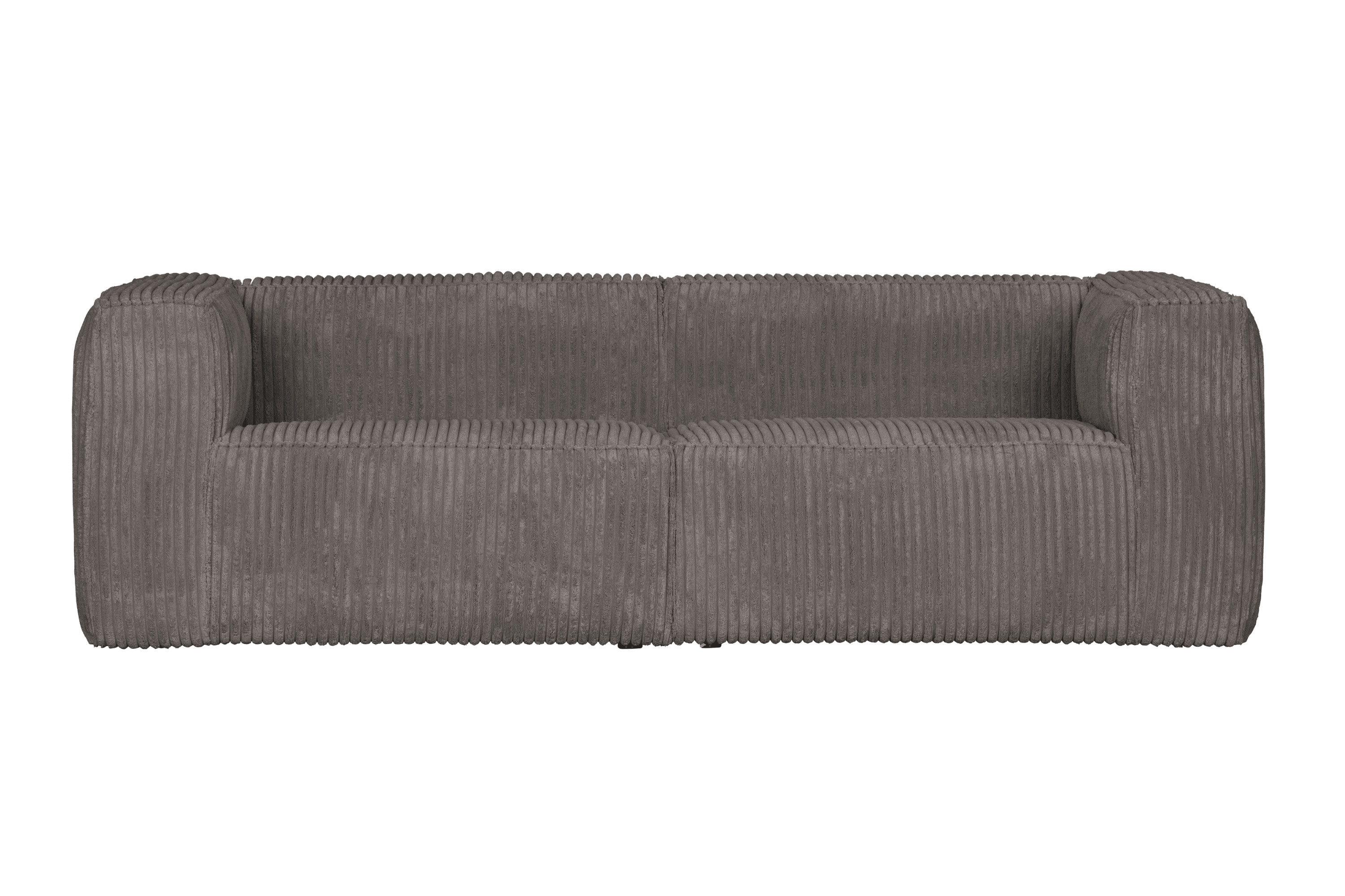 Sofa sztruksowa BEAN RIB ciemnoszary Woood Exclusive Eye on Design