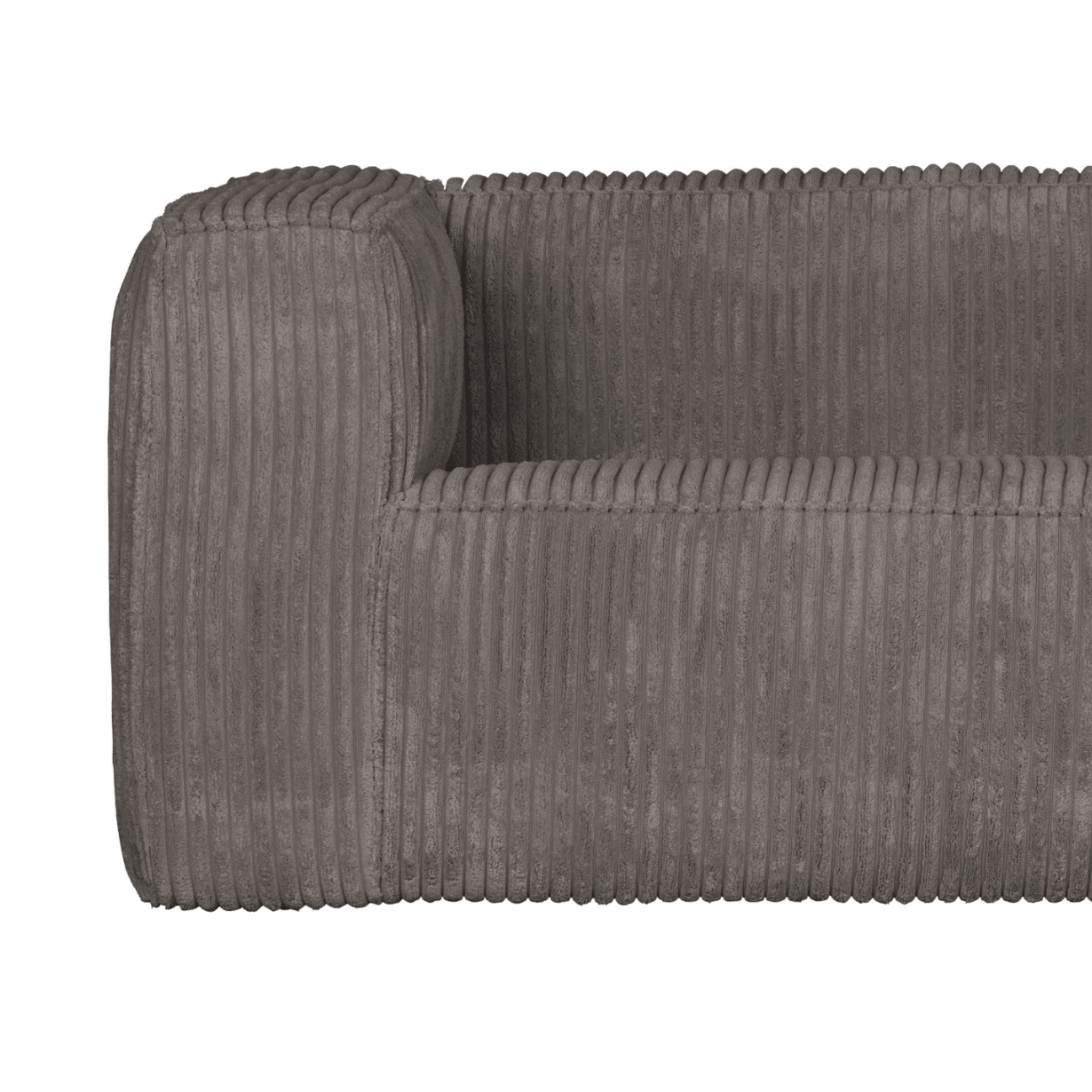 Sofa sztruksowa BEAN RIB ciemnoszary Woood Exclusive Eye on Design