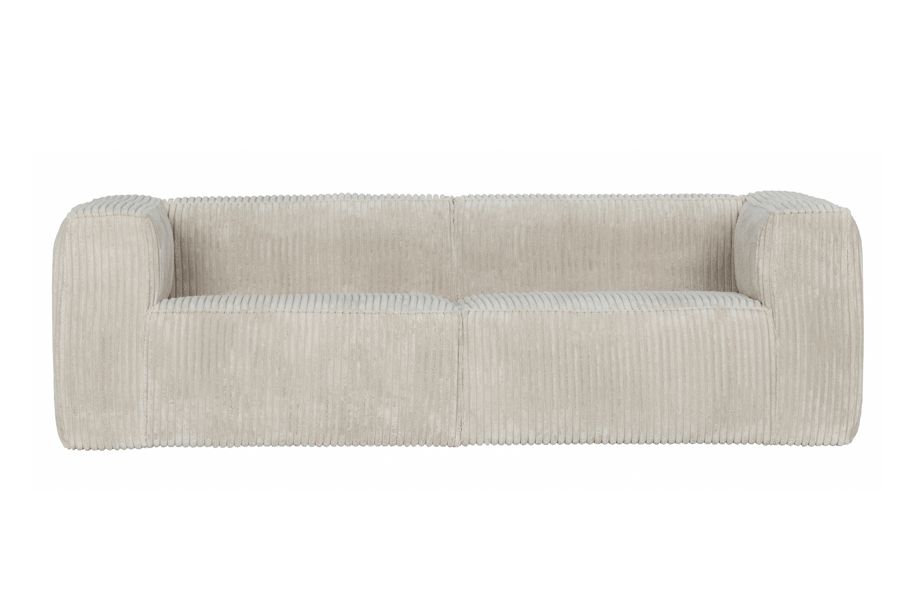 Sofa sztruksowa BEAN RIB jasnobeżowy Woood Exclusive Eye on Design