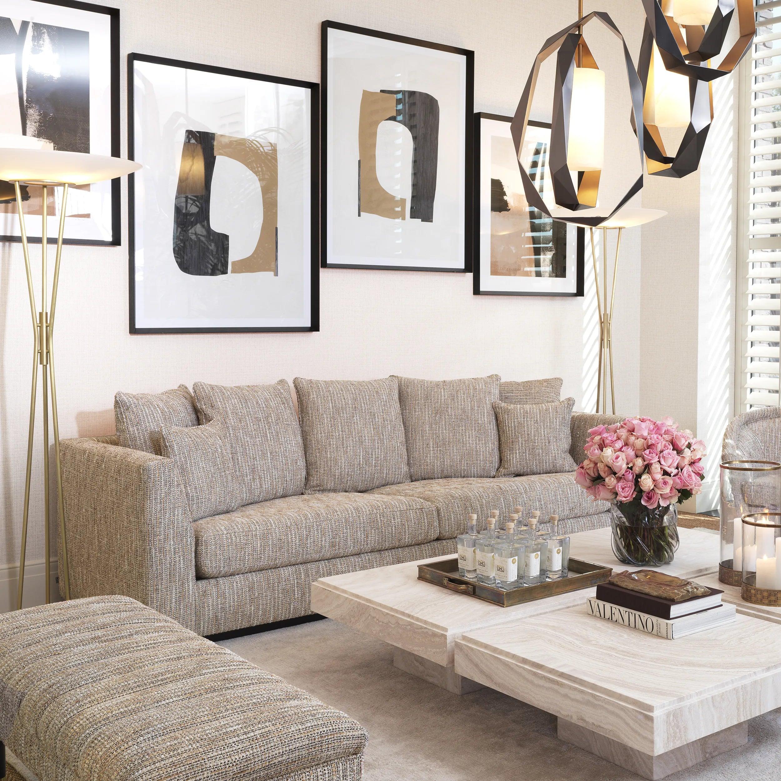 Sofa TAYLOR beżowy melanż Eichholtz Eye on Design