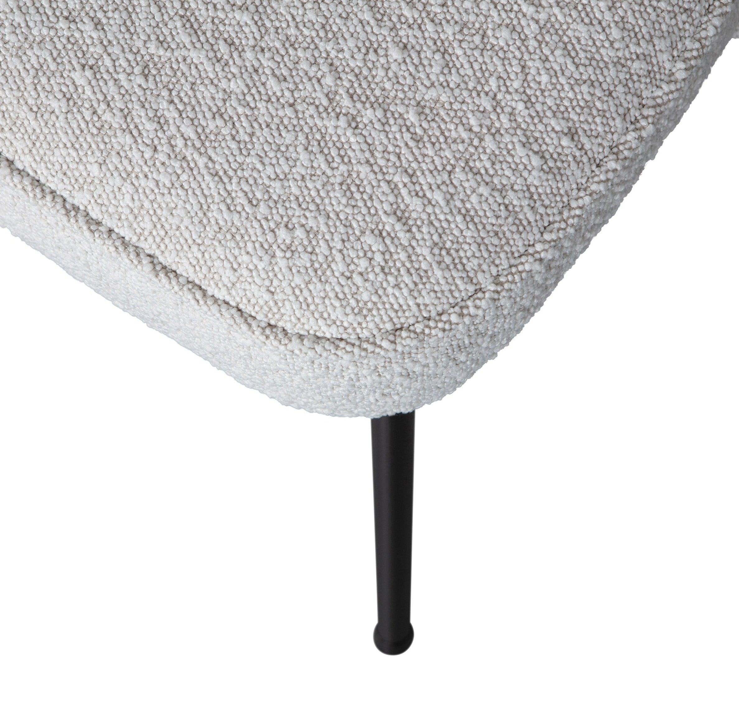 Sofa VOGUE boucle biały – styl nowoczesny