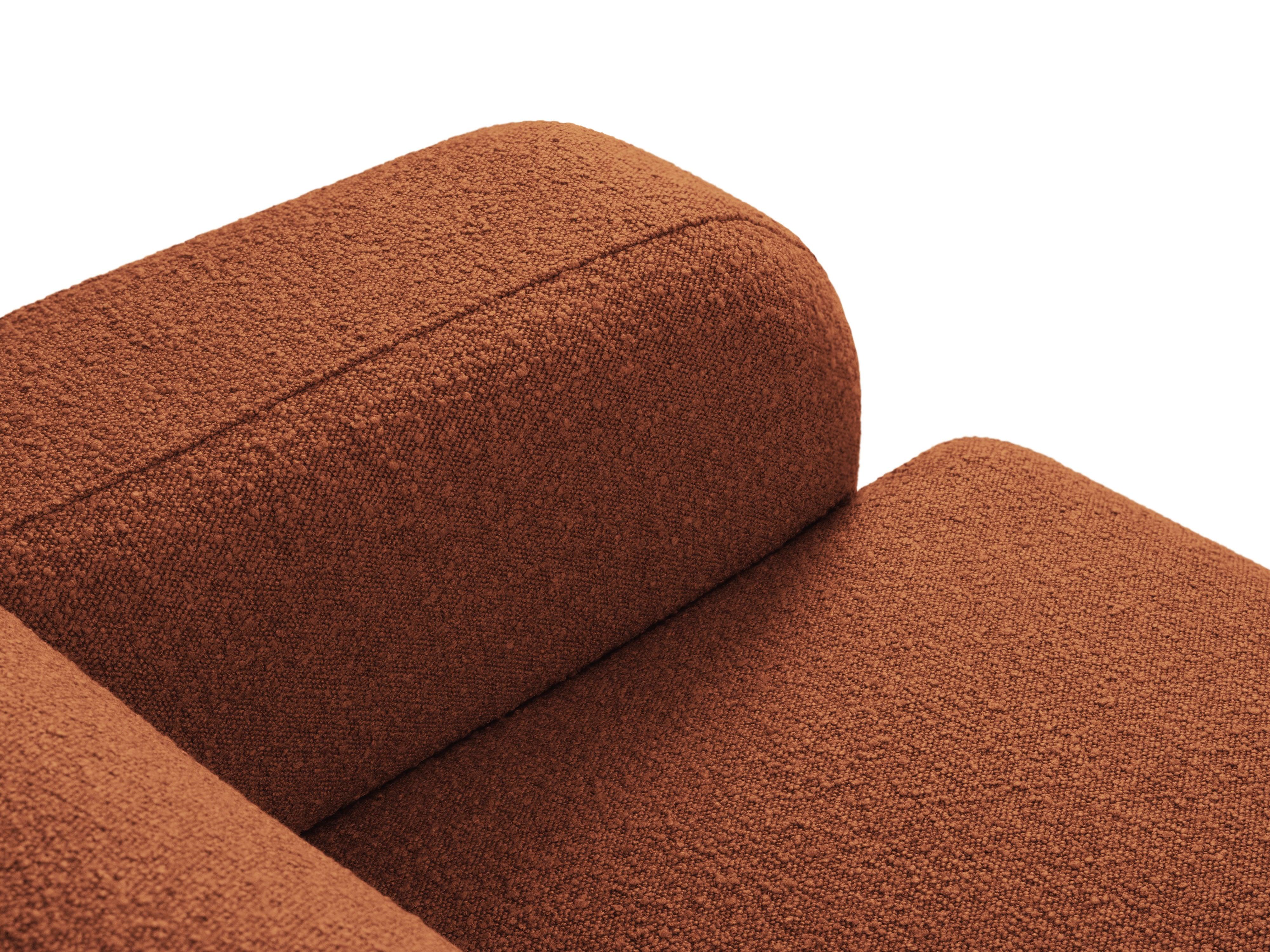 Sofa w tkaninie boucle 2-osobowa LOLA brązowy Windsor & Co Eye on Design