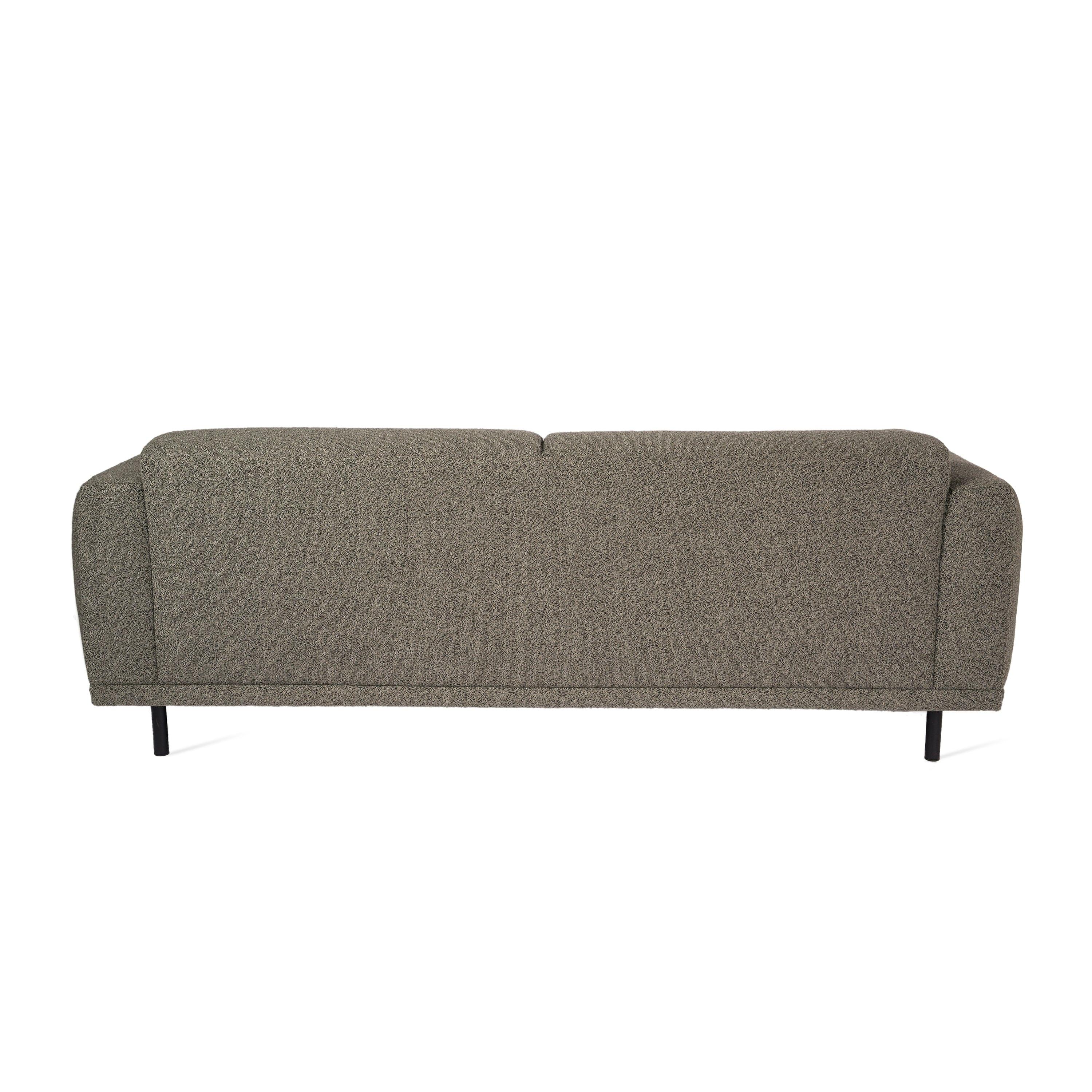 Sofa w tkaninie boucle 2-osobowa TEDDY oliwkowy Pols Potten Eye on Design