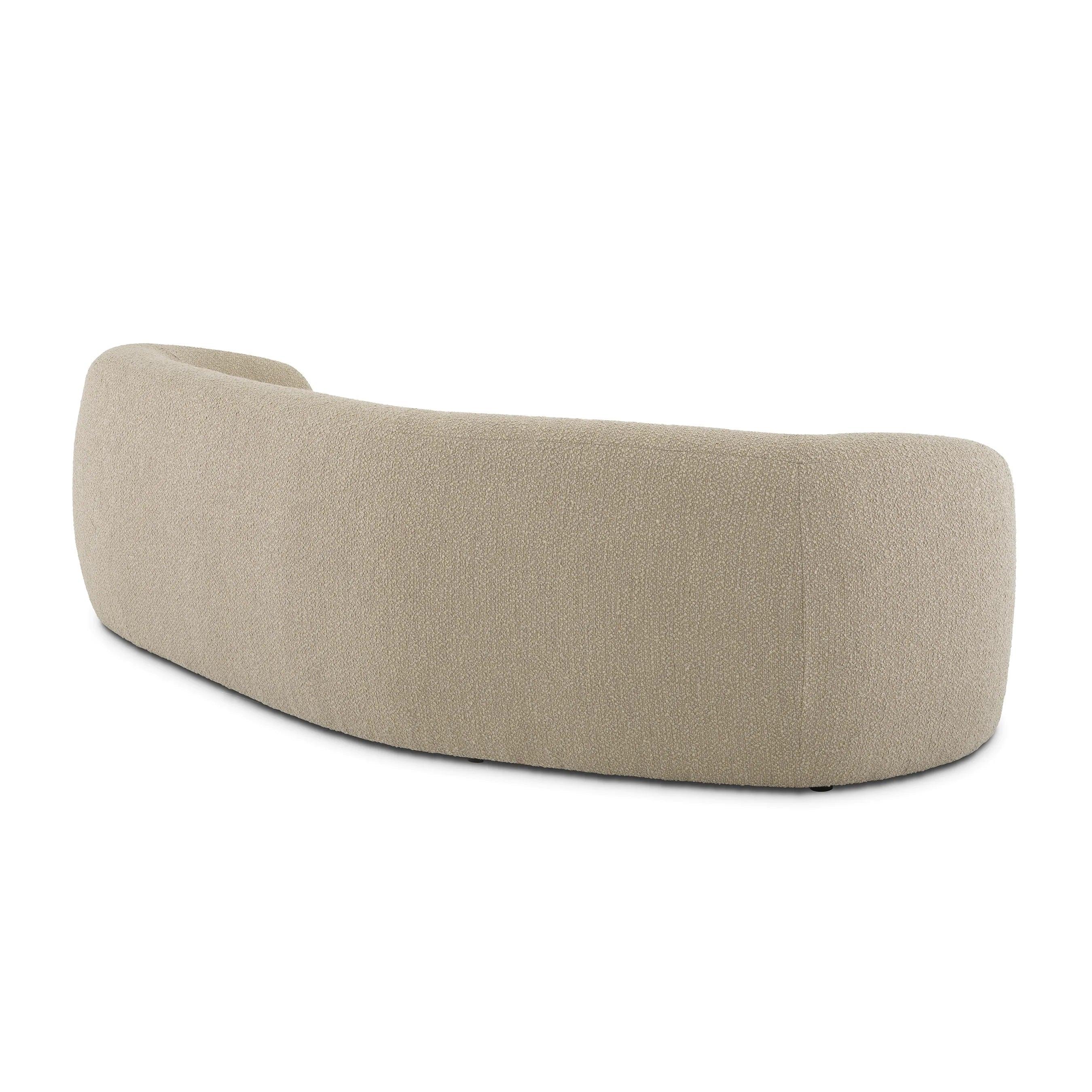 Sofa w tkaninie boucle BLAINE piaskowy Eichholtz Eye on Design