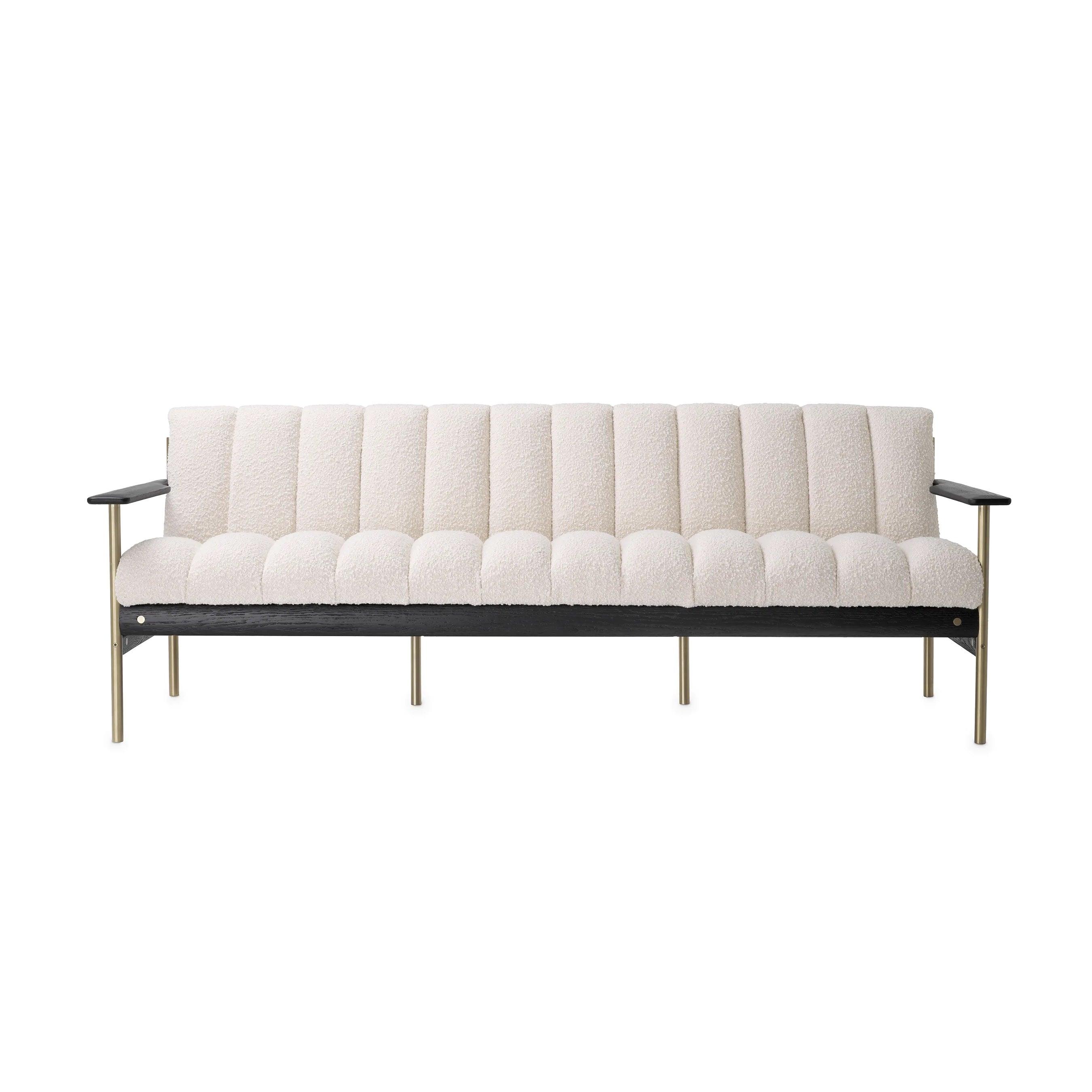 Sofa w tkaninie boucle ELAN kremowy Eichholtz Eye on Design