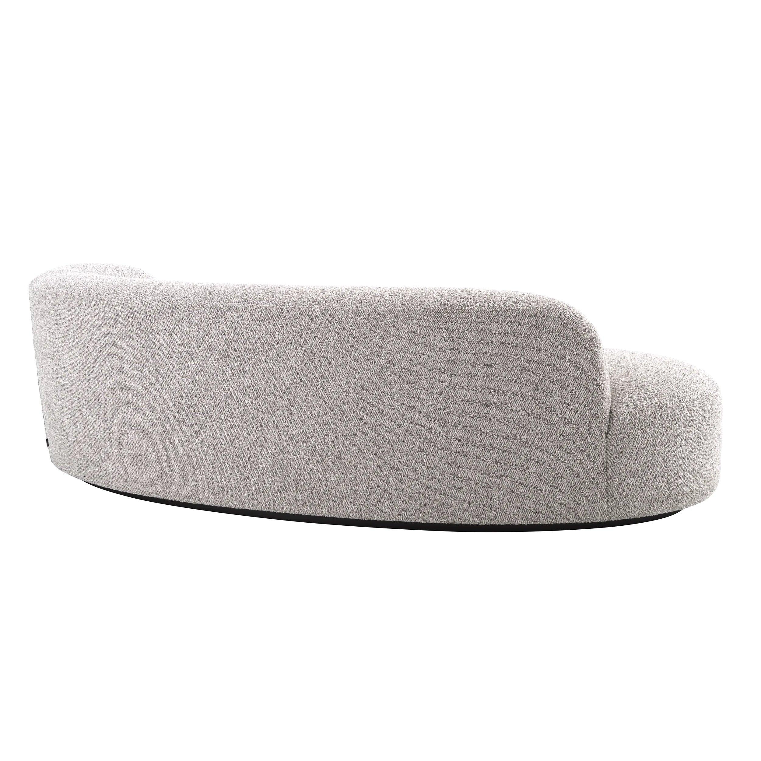Sofa w tkaninie boucle MORTEN szary Eichholtz Eye on Design
