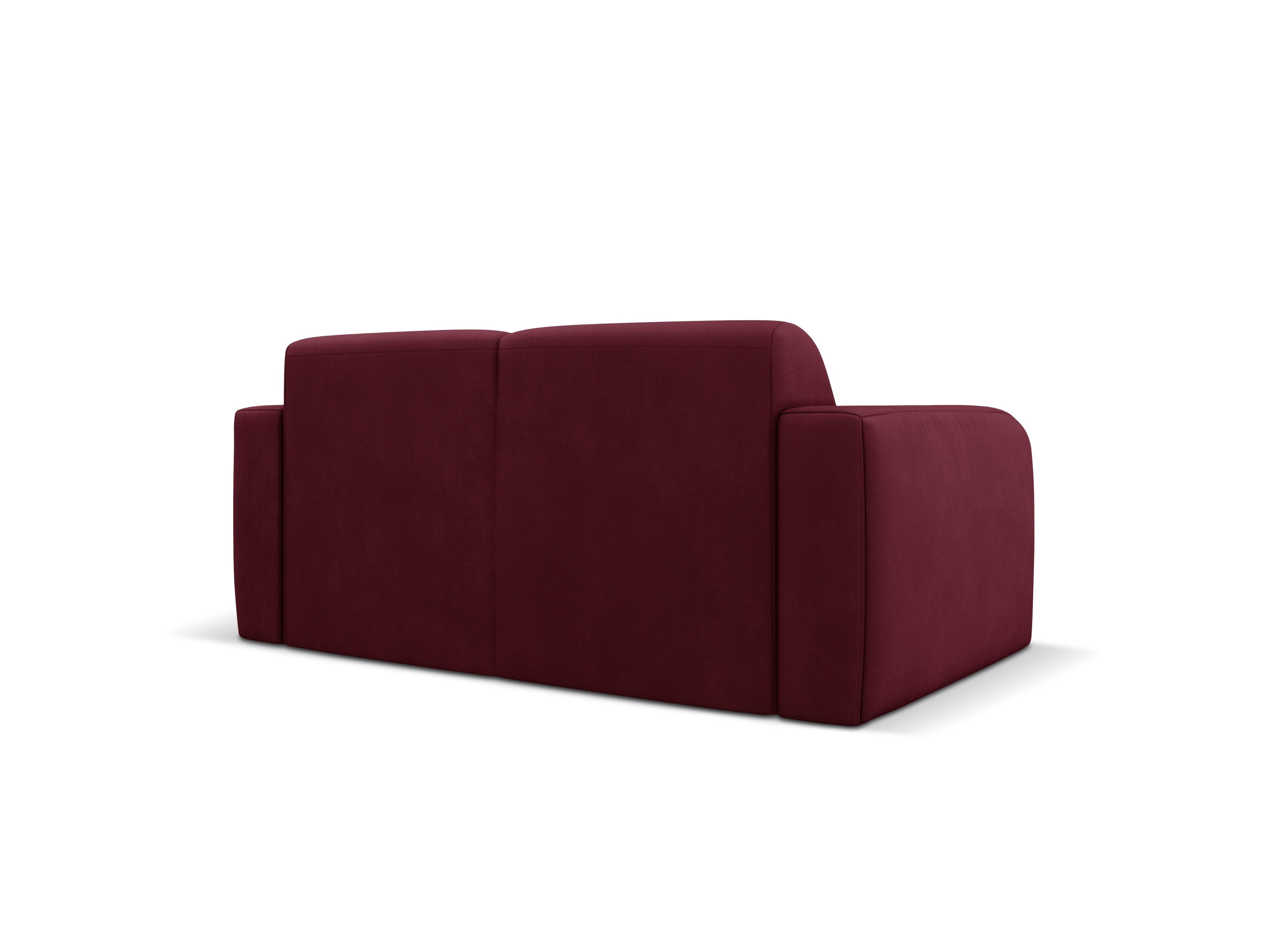 Sofa w tkaninie chenillowej 2-osobowa LOLA bordowy Windsor & Co Eye on Design