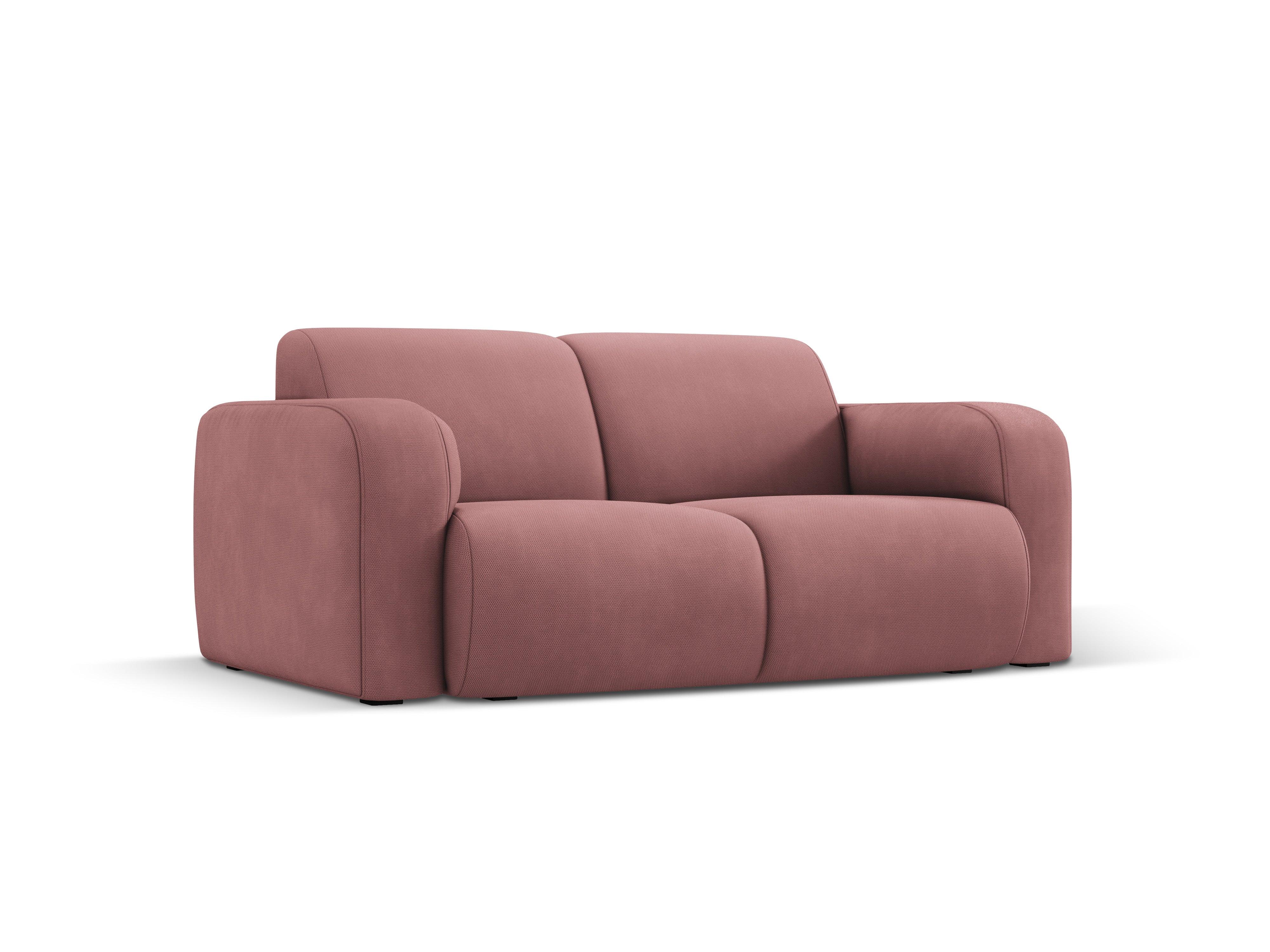 Sofa w tkaninie chenillowej 2-osobowa LOLA różowy Windsor & Co Eye on Design