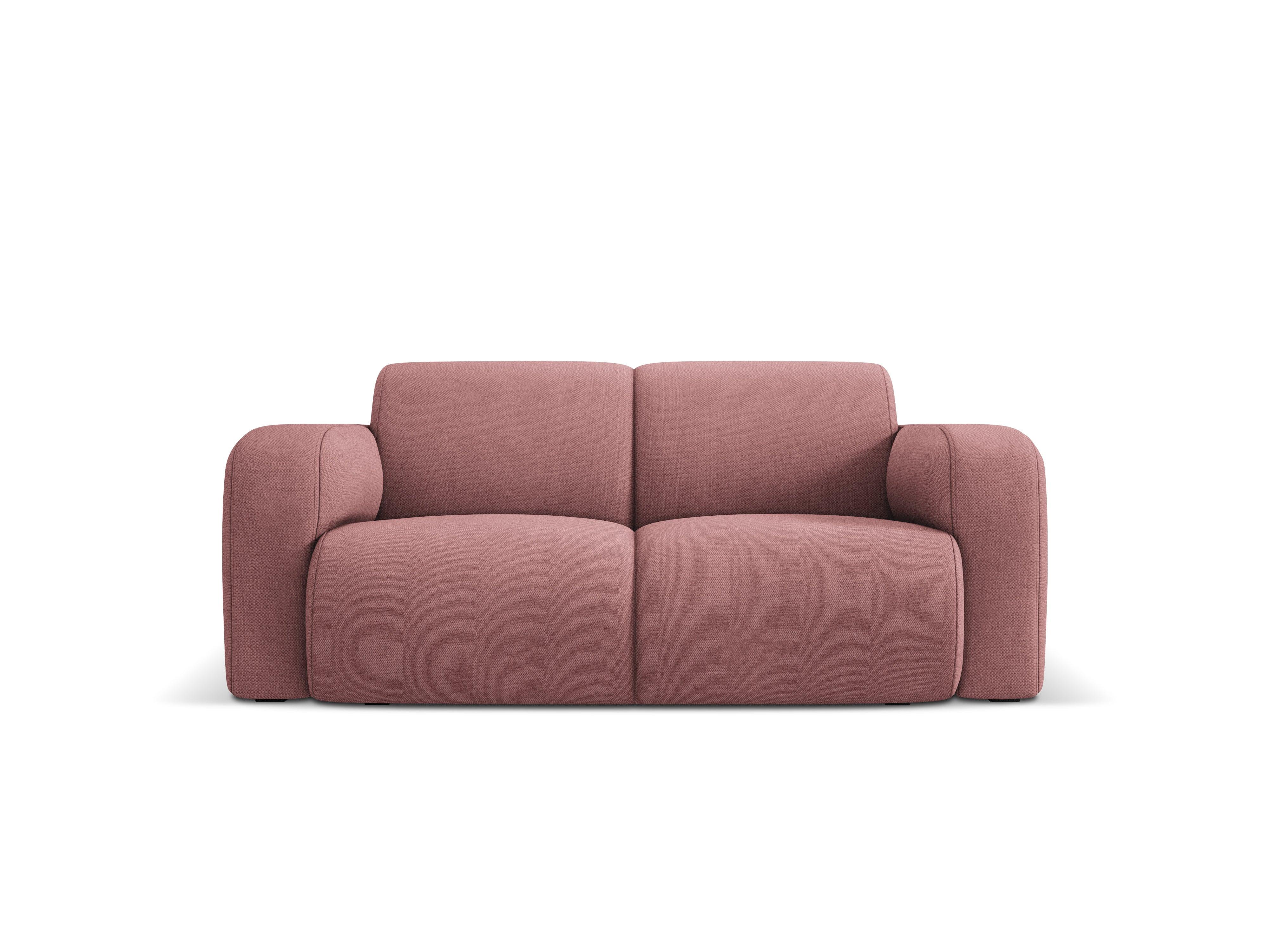 Sofa w tkaninie chenillowej 2-osobowa LOLA różowy Windsor & Co Eye on Design
