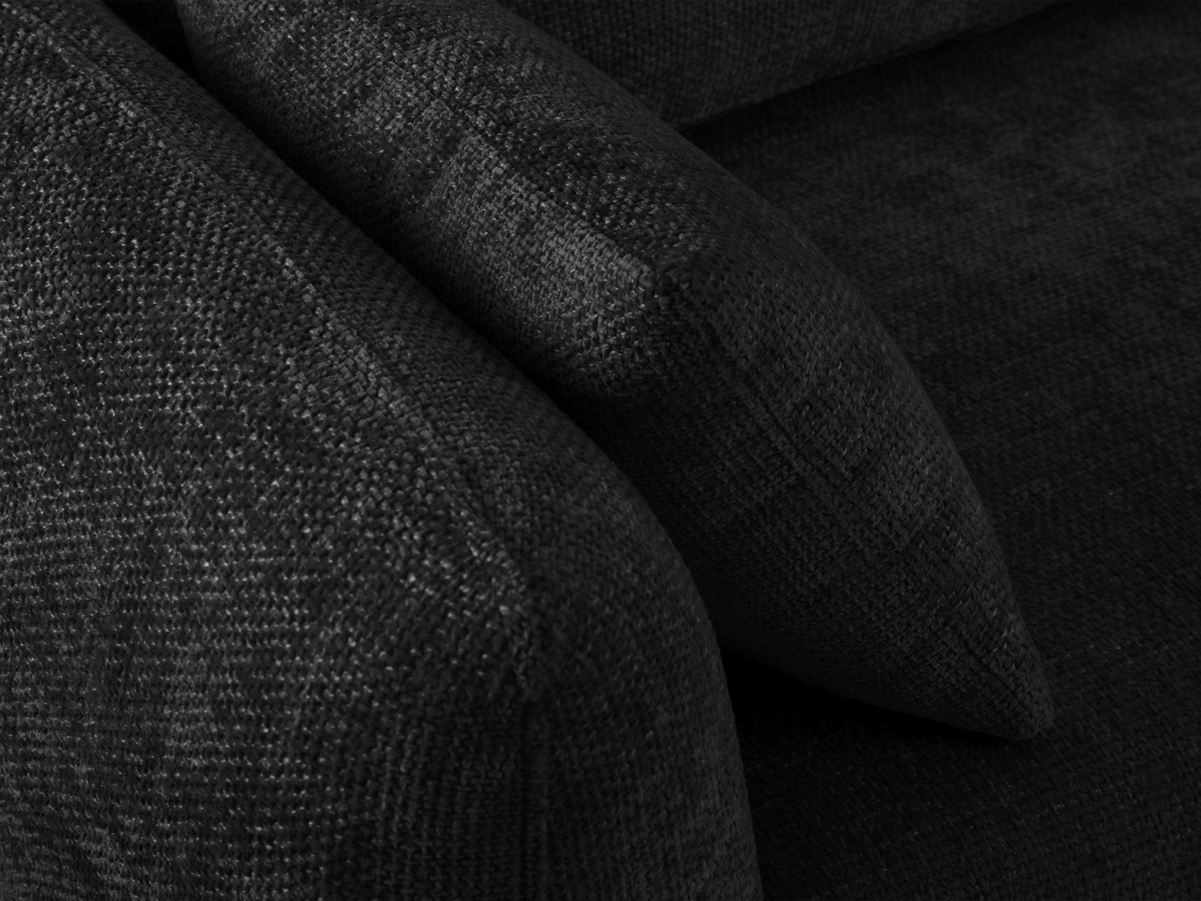 Sofa z funkcją spania MATERA czarny szenil Cosmopolitan Design Eye on Design