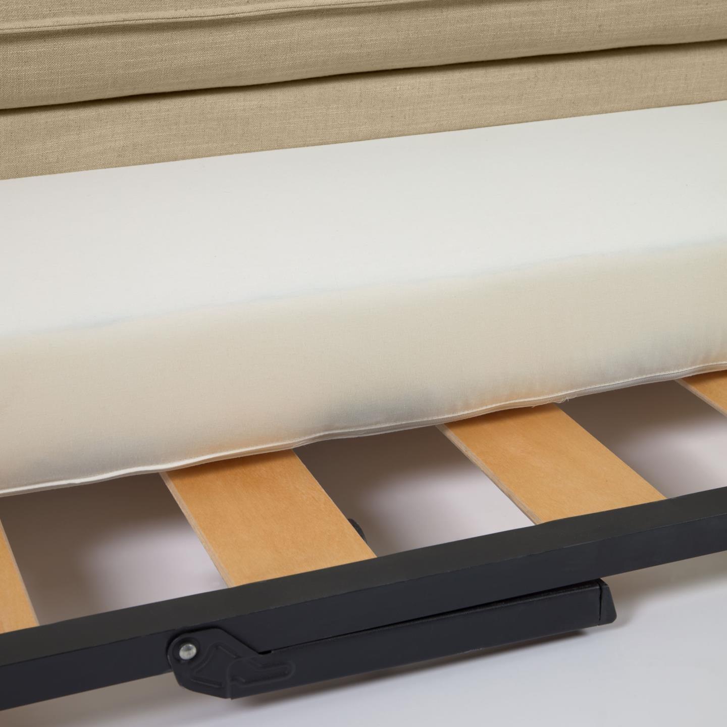 Sofa z funkcją spania TANIT beżowy La Forma Eye on Design