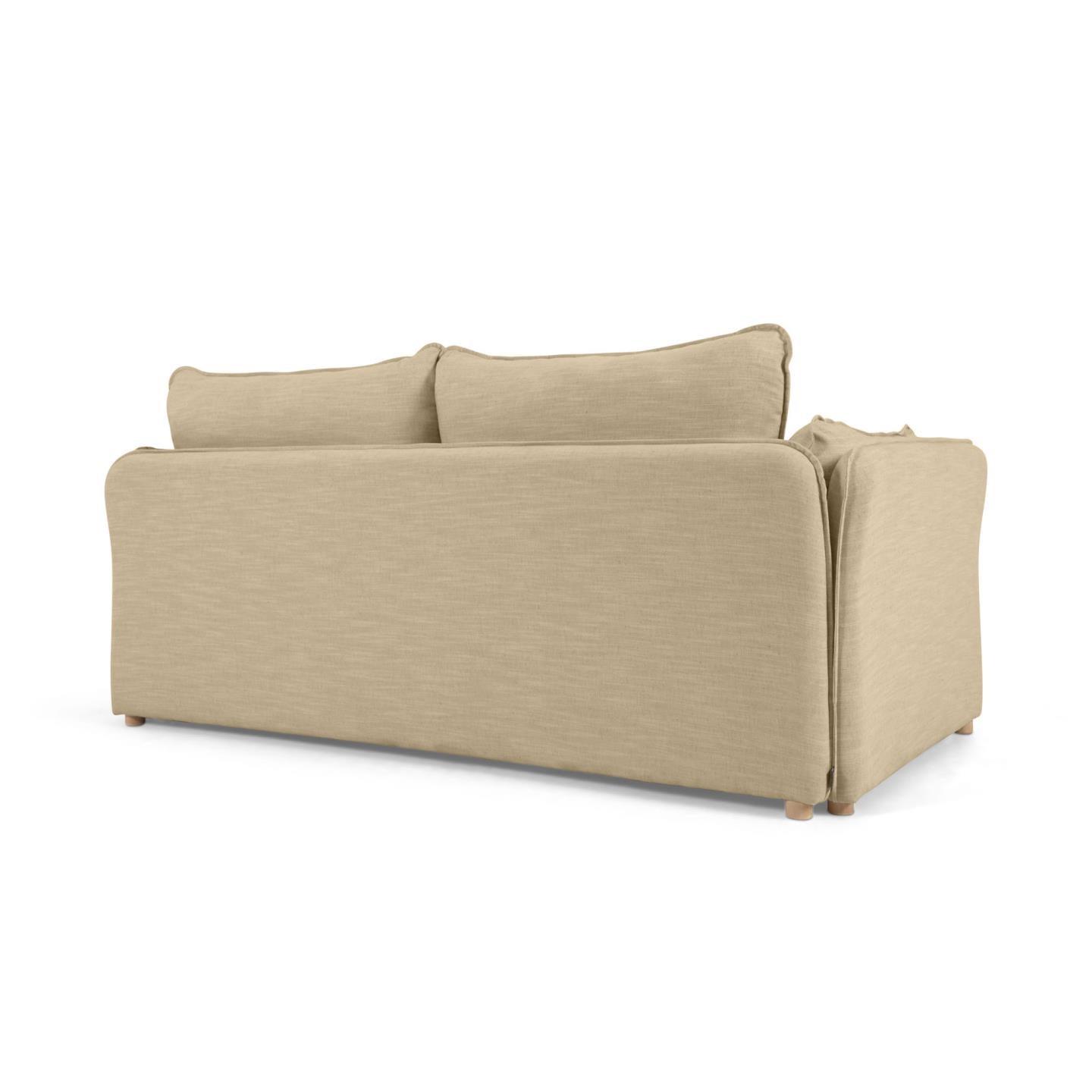 Sofa z funkcją spania TANIT beżowy La Forma Eye on Design