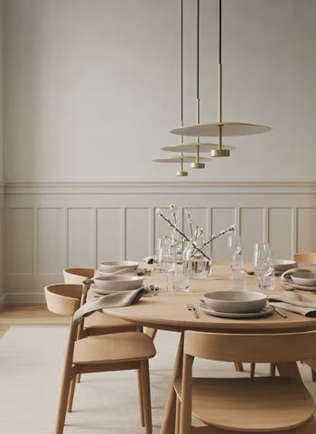 Weicher Stimmungstischs Basis aus gebleichtem Eichenholz