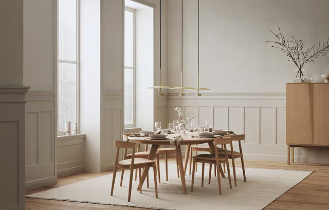 Weicher Stimmungstischs Basis aus gebleichtem Eichenholz