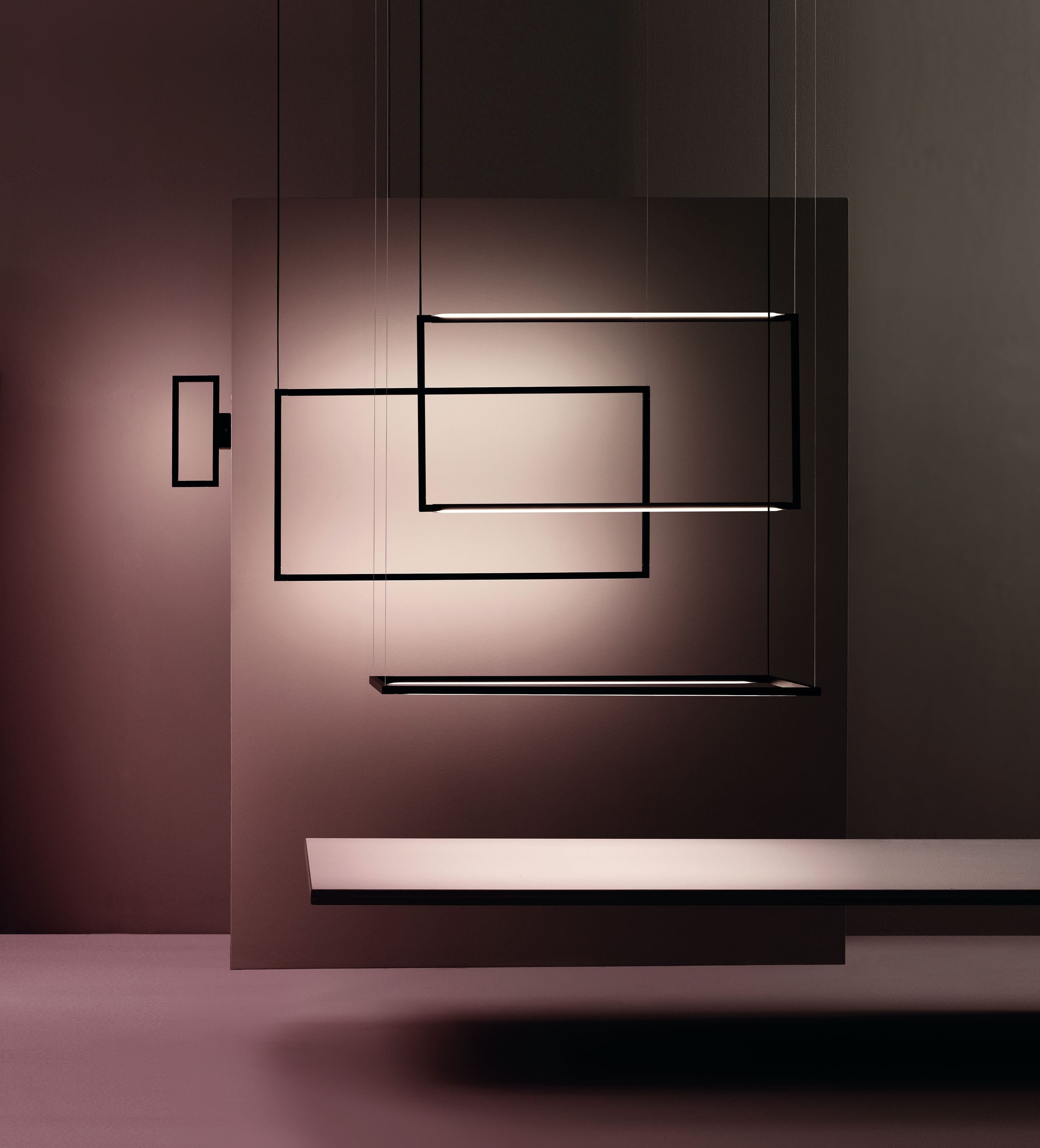 Hanglamp SPIGOLO VERTICAL aluminium