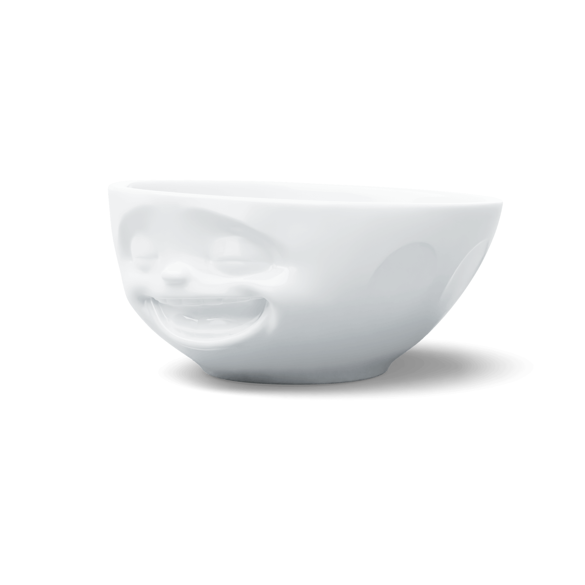 Średnia miseczka LAUGHING biały 58products Eye on Design