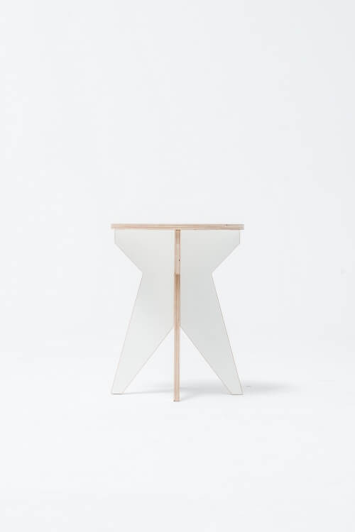 ST STOOL white