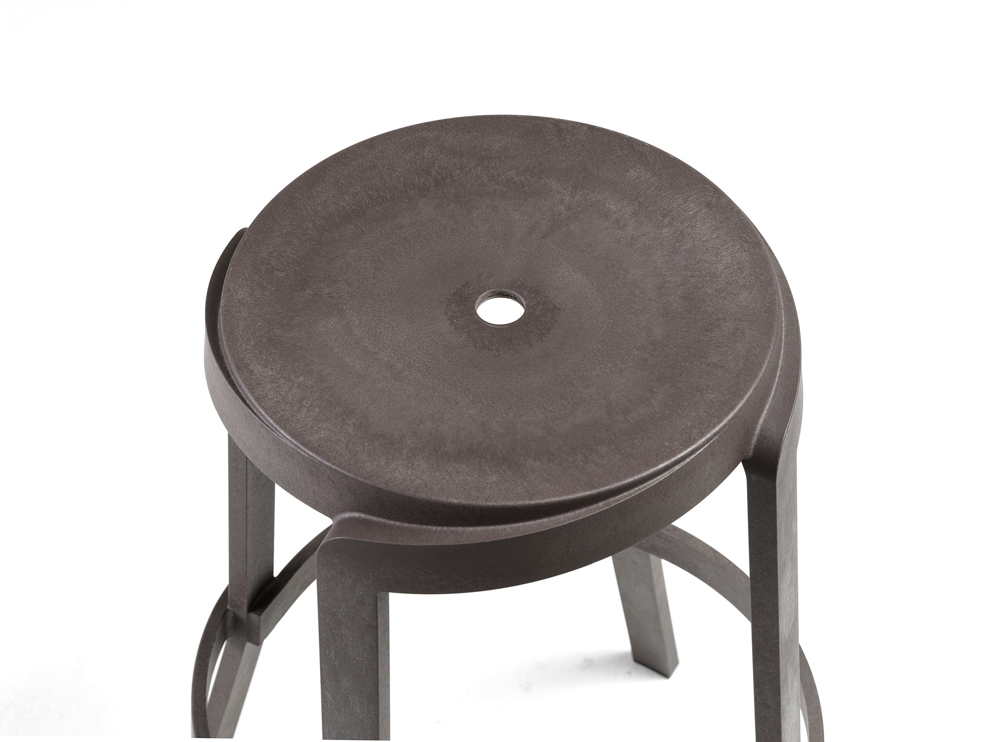 Hocker für den Außenbereich STACK in Graphit