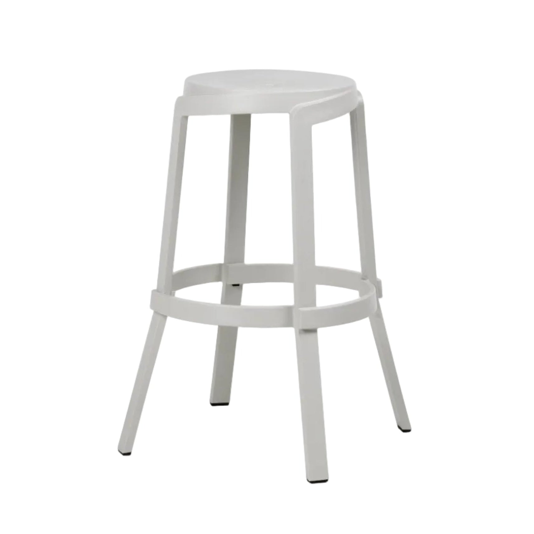 Outdoor Stool STACK Chalk