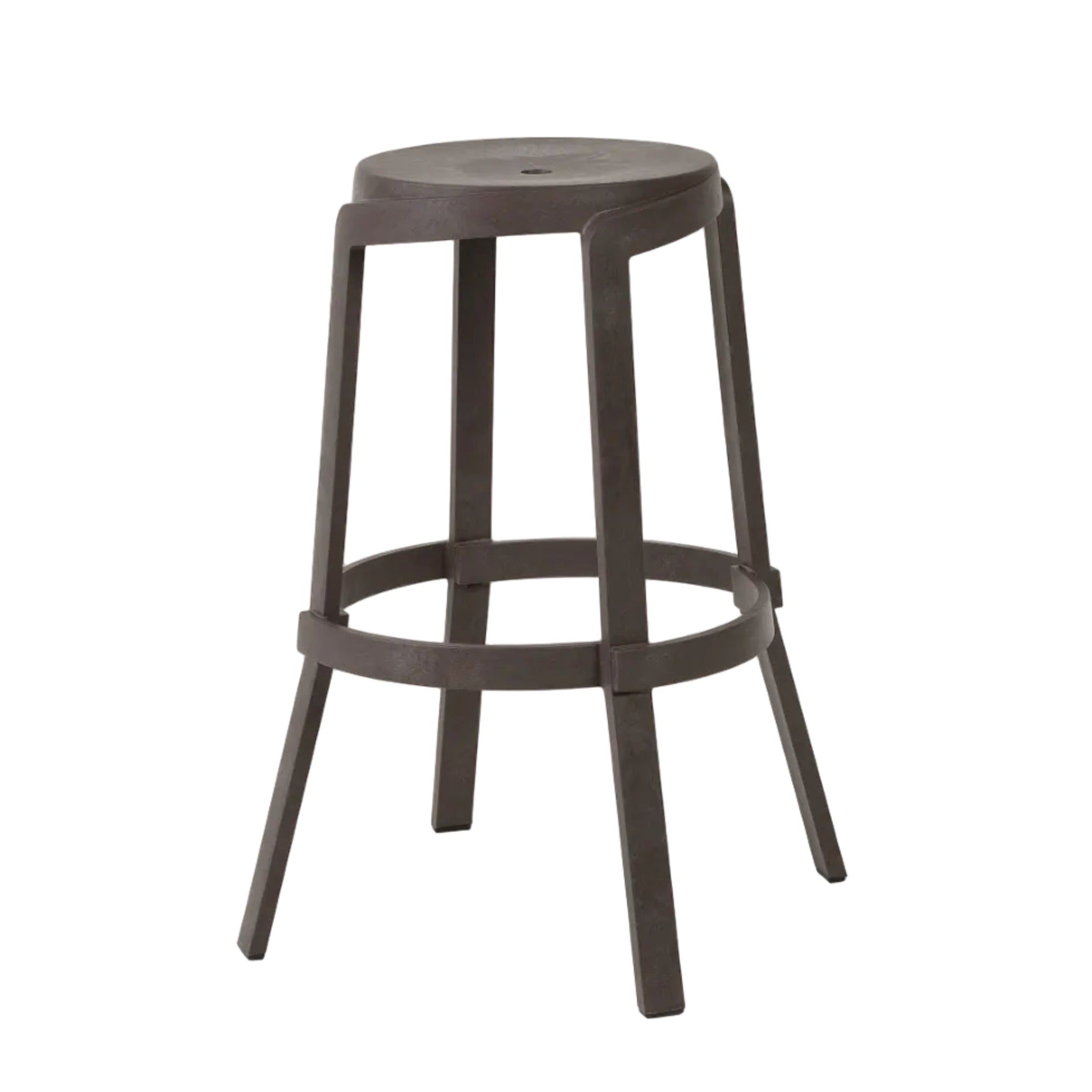Hocker buiten STACK aardachtig bruin