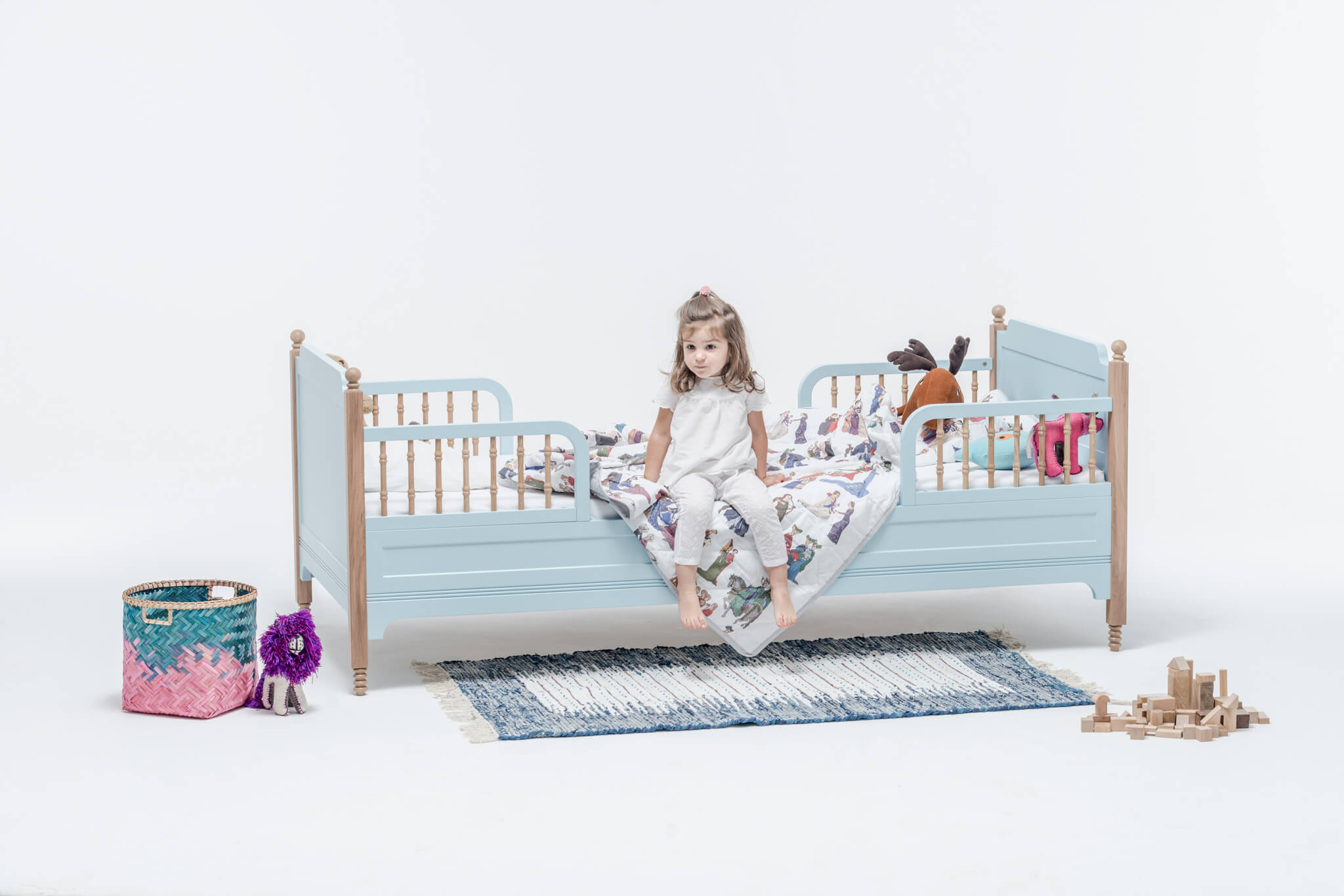 Kinderbett SOFIA TODDLER himmelblau