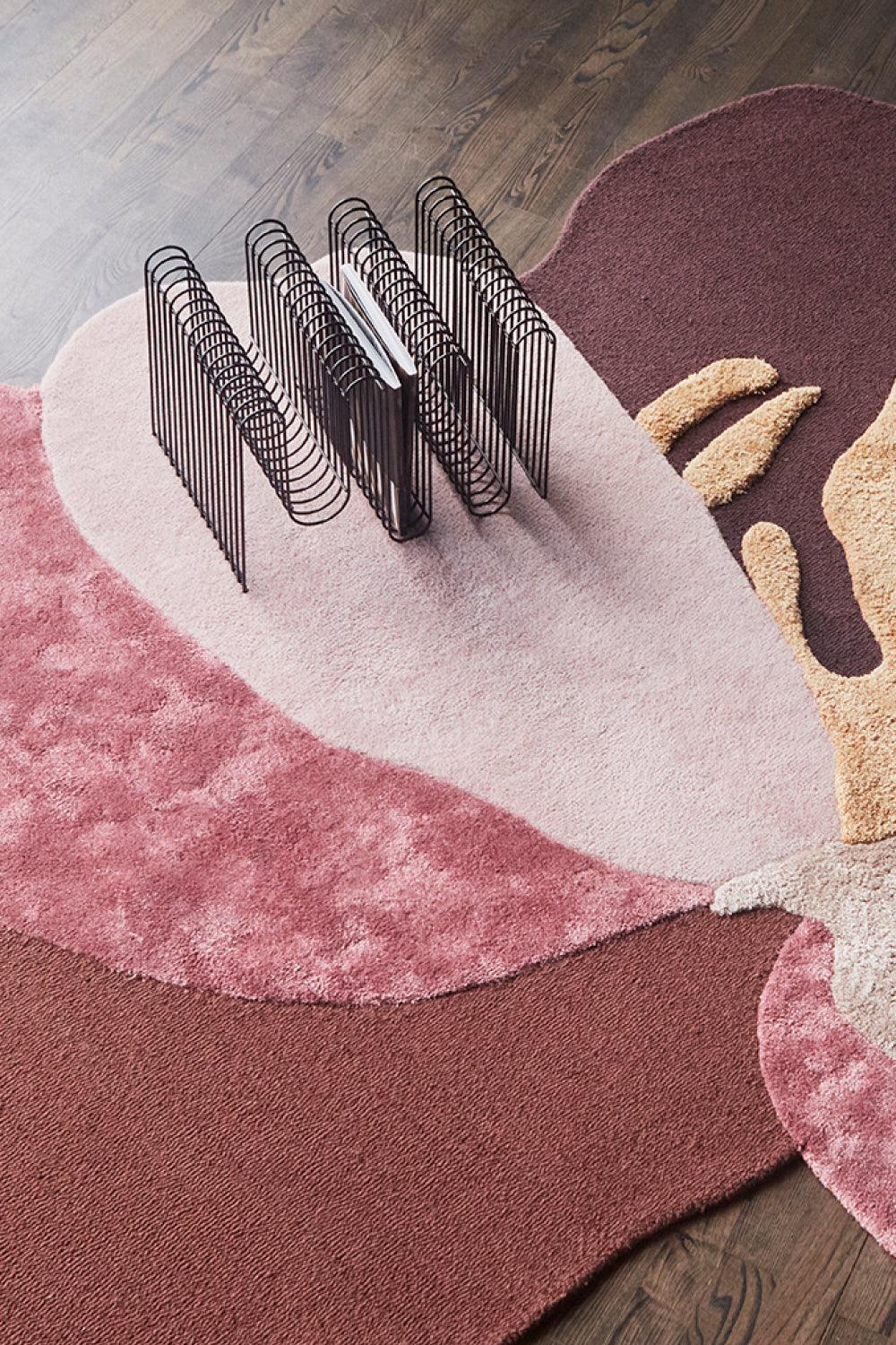 Stojak na czasopisma CURVA czarny AYTM Eye on Design