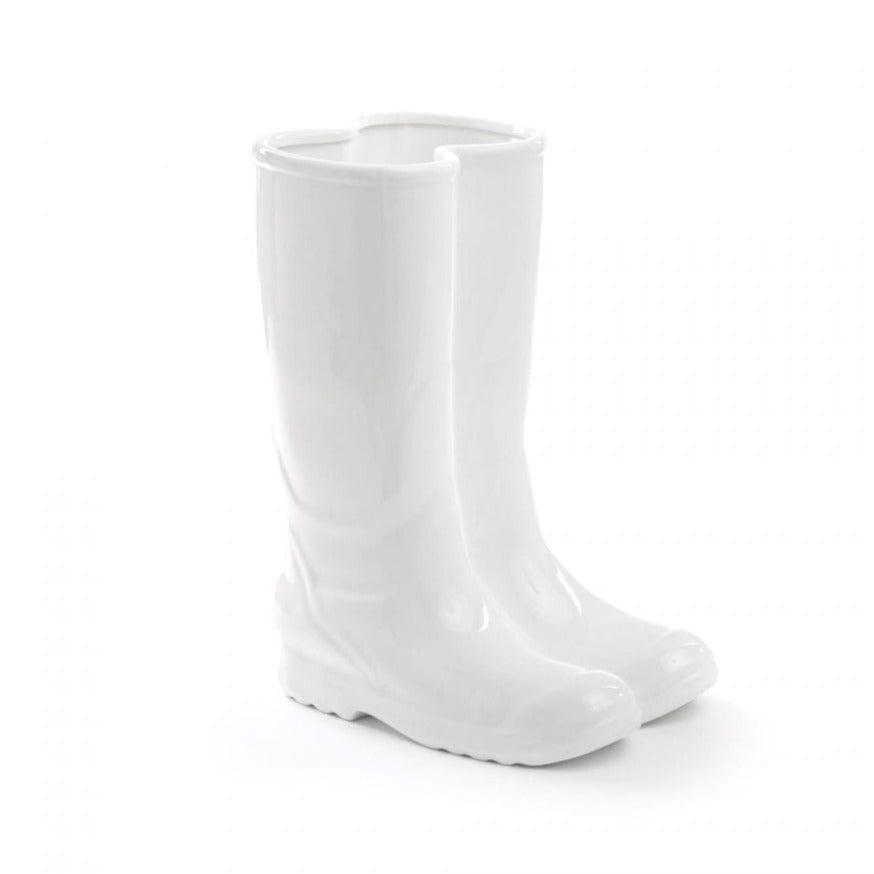 Stojak na parasole MEMORABILIA MY RAINBOOTS biały Seletti Eye on Design