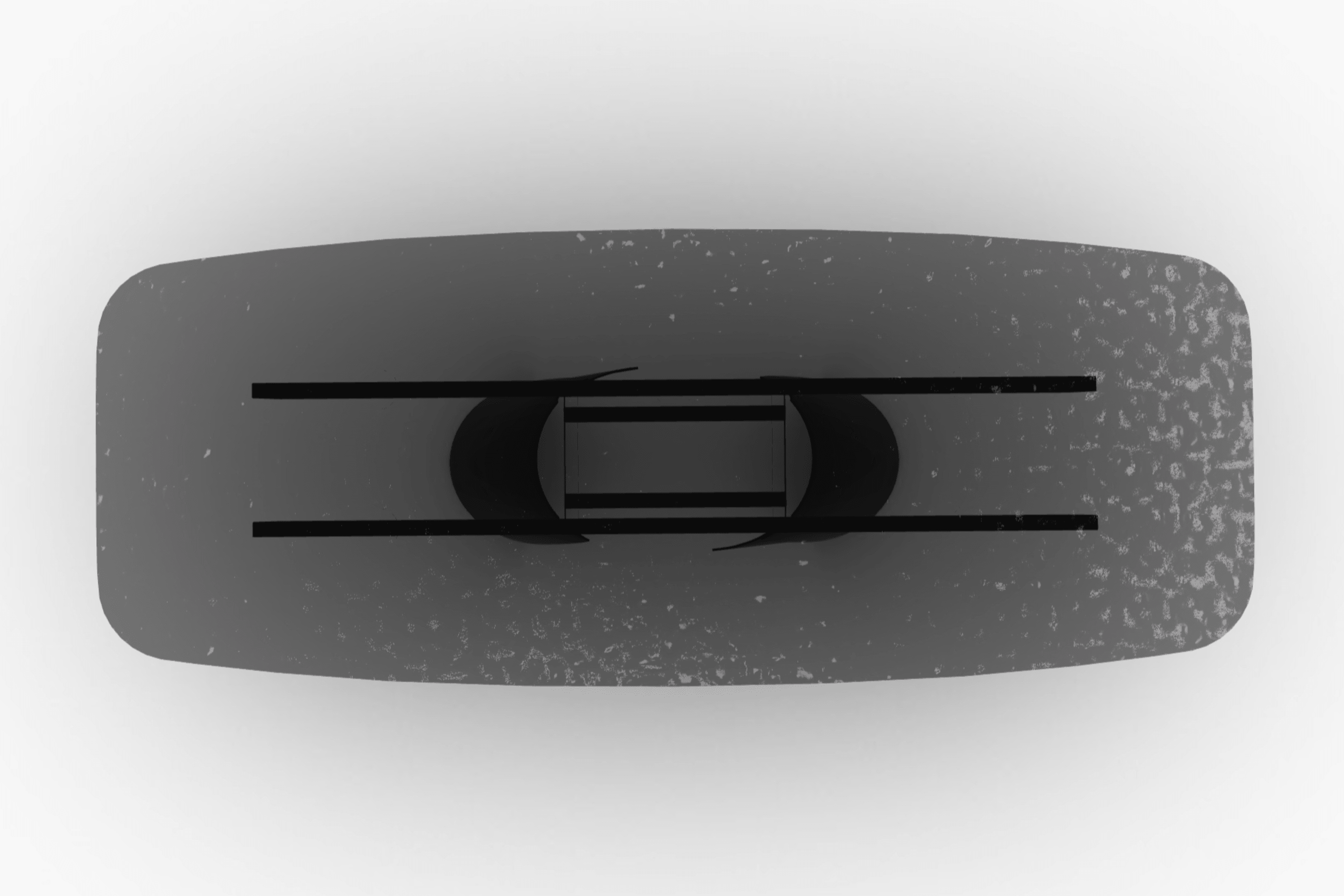 Stół APIAN antracytowe szkło Calligaris Eye on Design