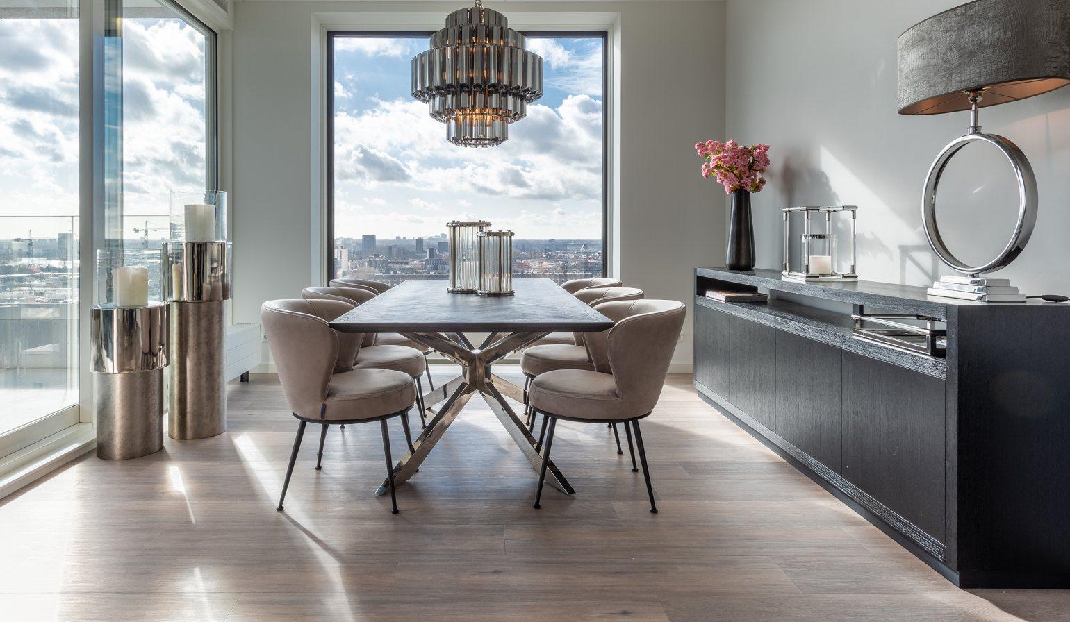 Stół BLACKBONE mosiężny Richmond Interiors Eye on Design