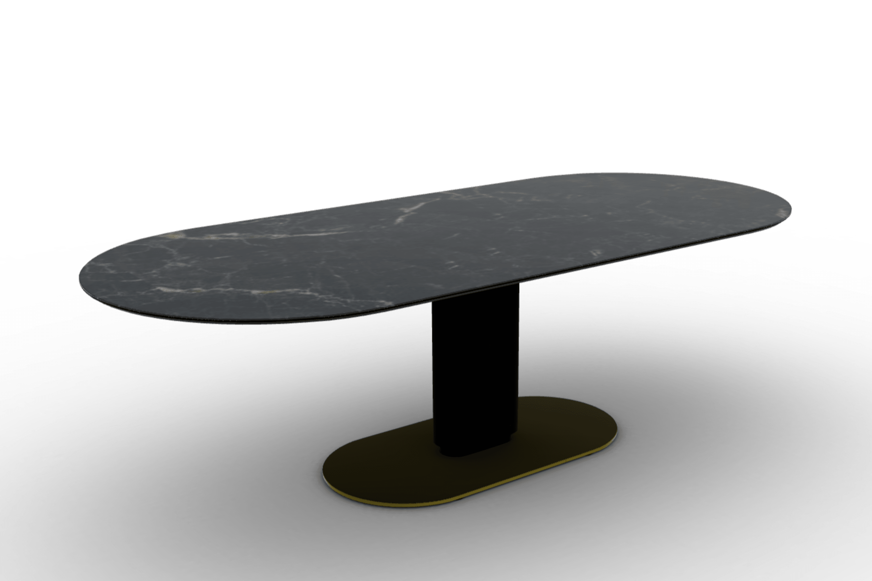 Stół CAMEO czarny marmur, marka Calligaris