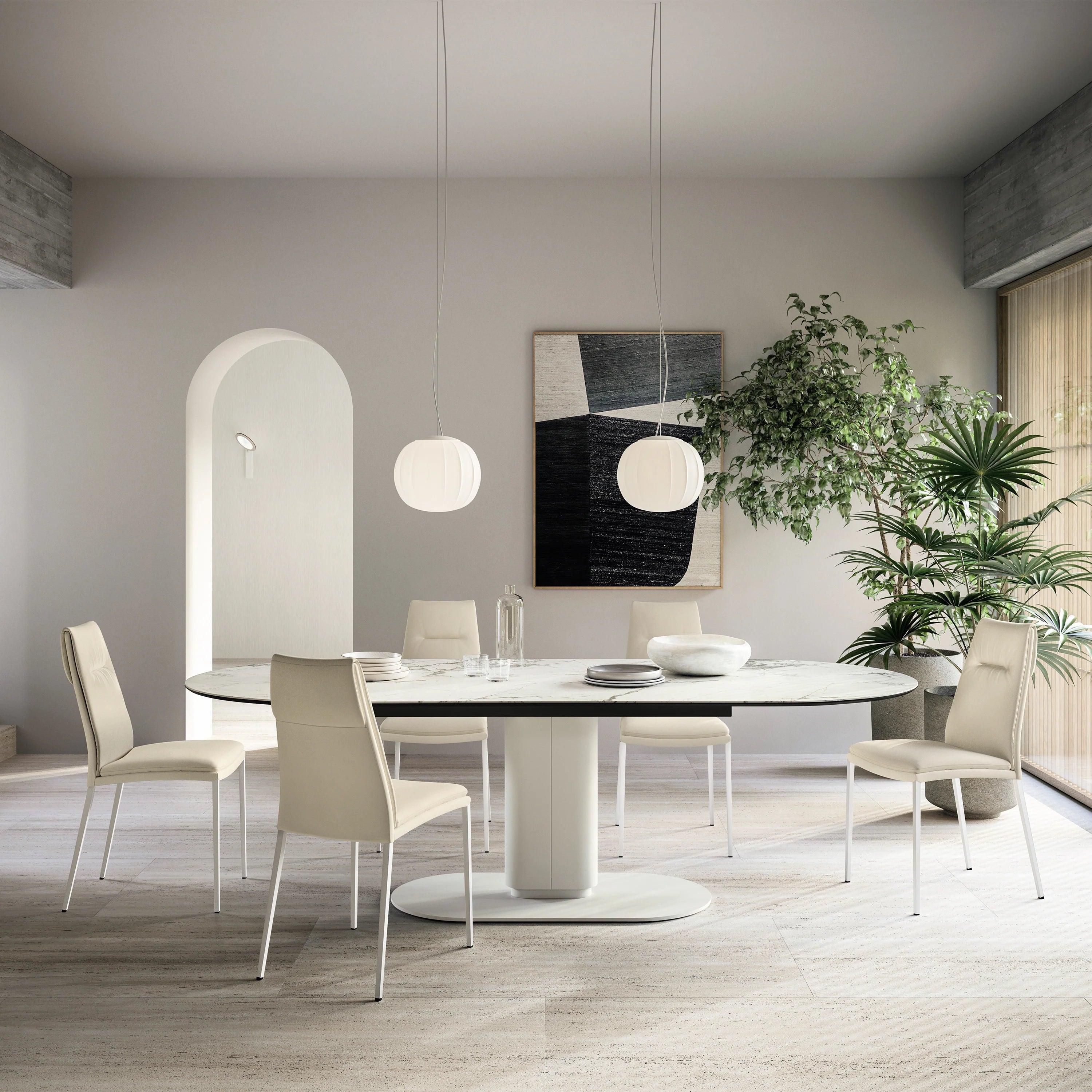 Stół CAMEO piaskowy marmur Calligaris Eye on Design