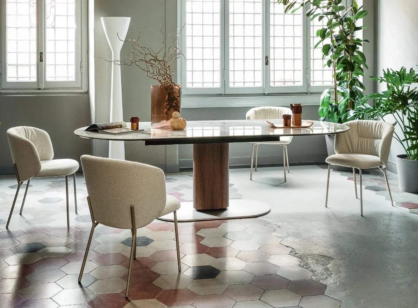 Stół CAMEO piaskowy marmur Calligaris Eye on Design
