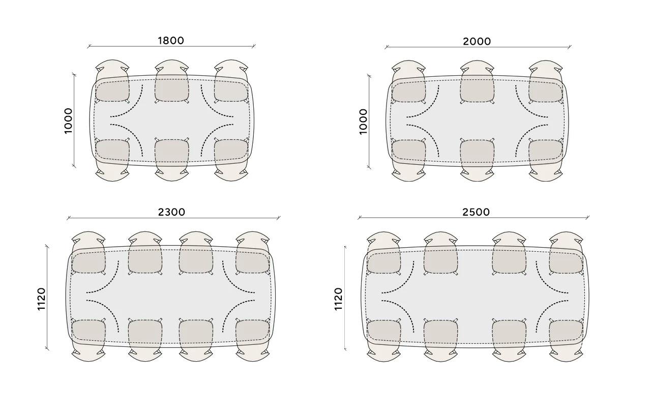 Stół CONVIRIO WOOD Rosanero Eye on Design